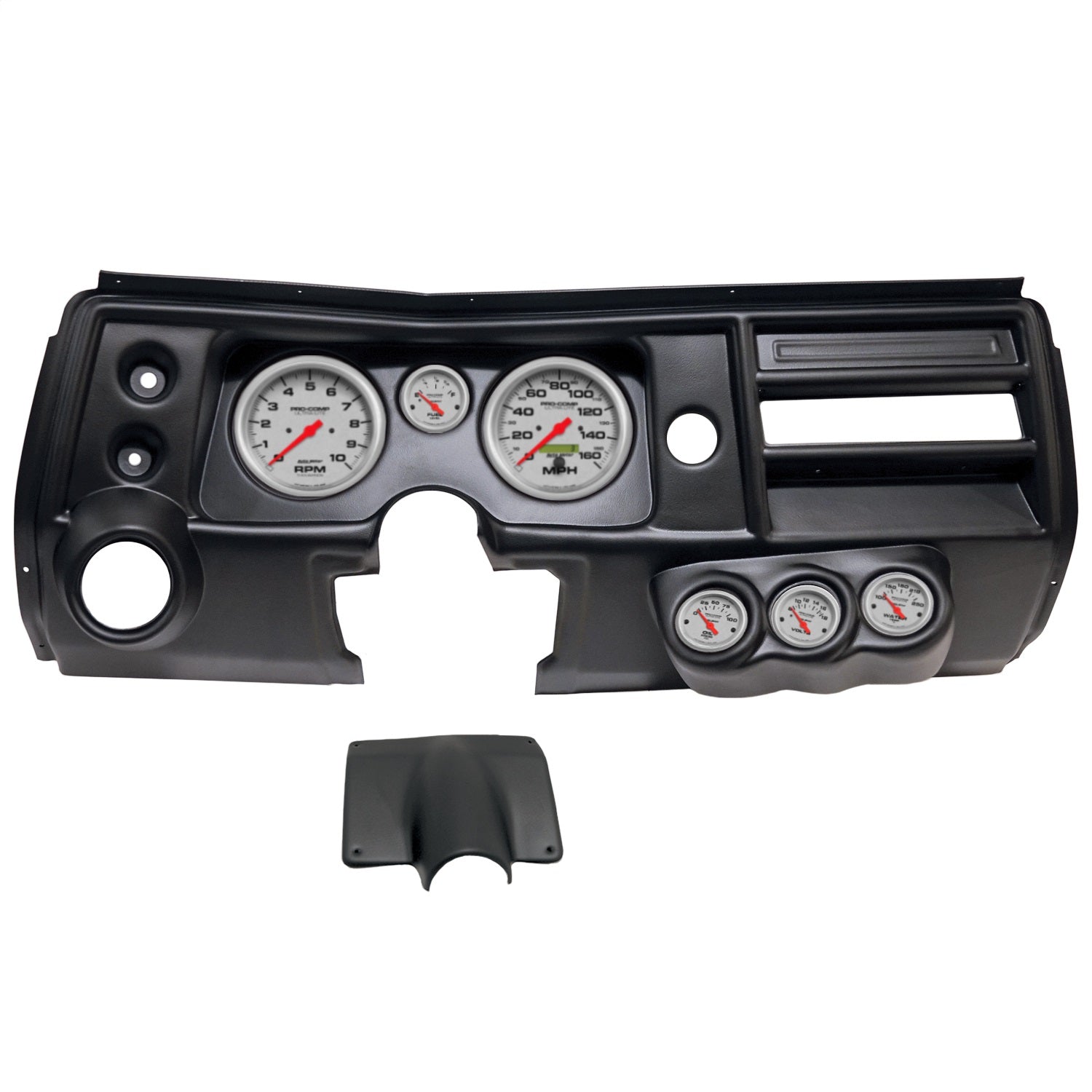 6 GAUGE DIRECT-FIT DASH KIT, CHEVY CHEVELLE VENT 68, ULTRA-LITE