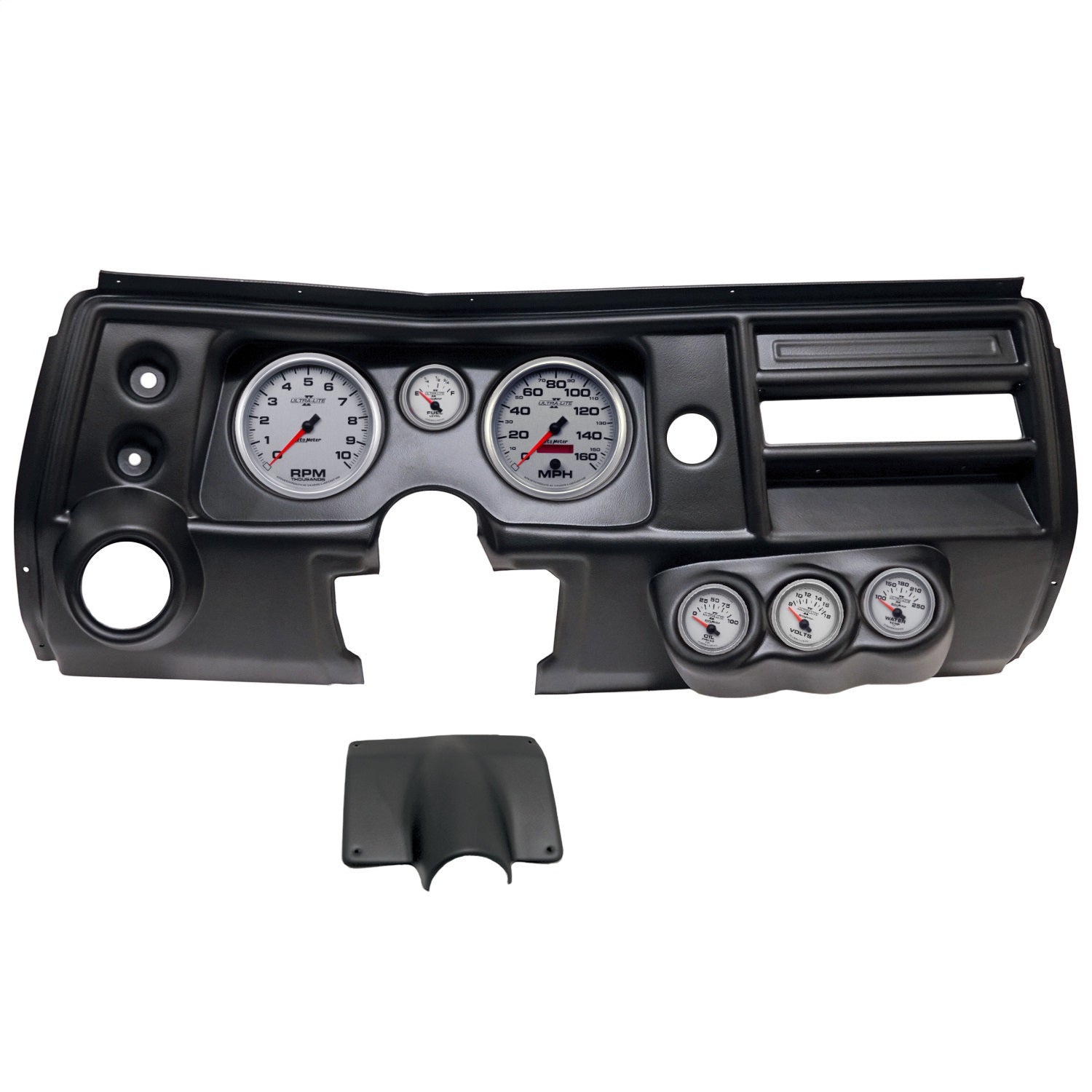 6 GAUGE DIRECT-FIT DASH KIT, CHEVY CHEVELLE VENT 68, ULTRA-LITE II