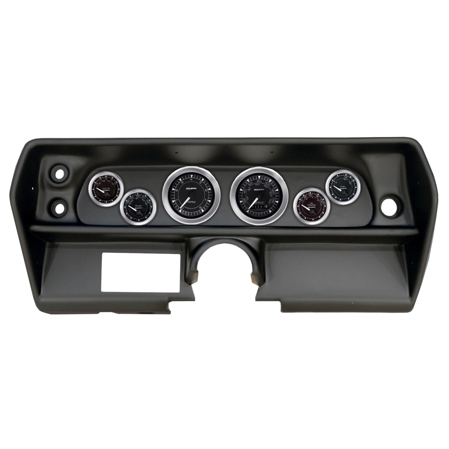 6 GAUGE DIRECT-FIT DASH KIT, CHEVY NOVA 68, CHRONO