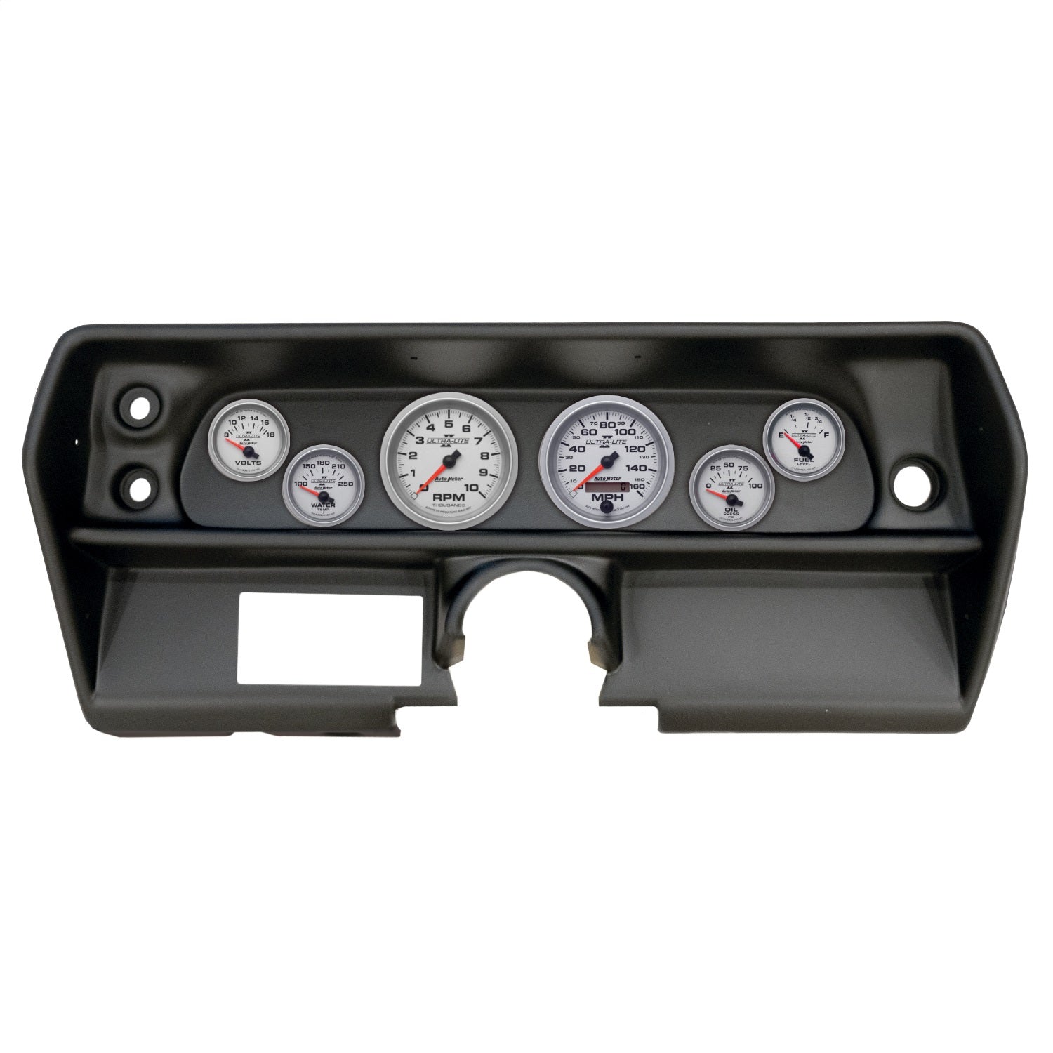 6 GAUGE DIRECT-FIT DASH KIT, CHEVY NOVA 68, ULTRA-LITE II
