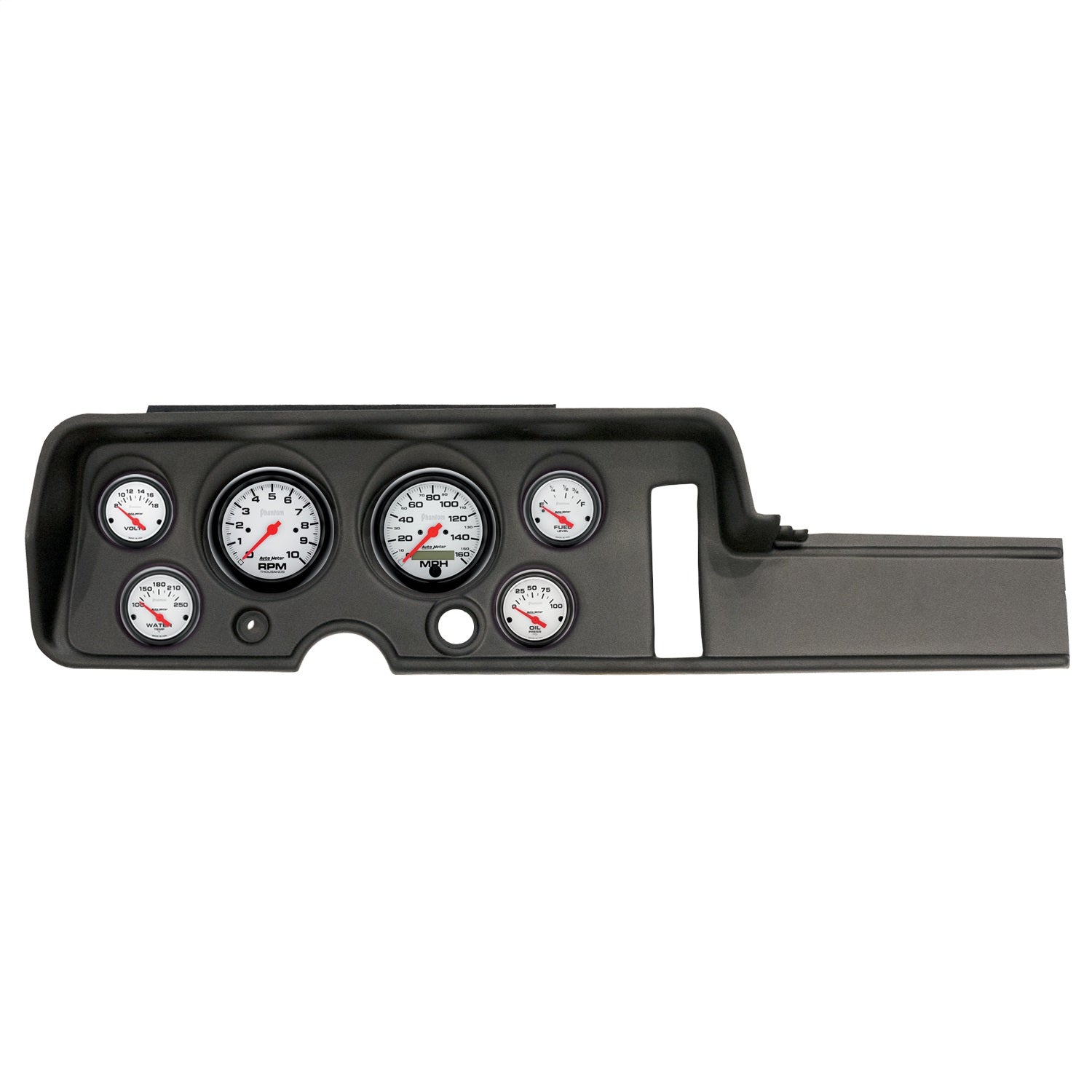 6 GAUGE DIRECT-FIT DASH KIT, PONTIAC GTO/LEMANS 68, PHANTOM
