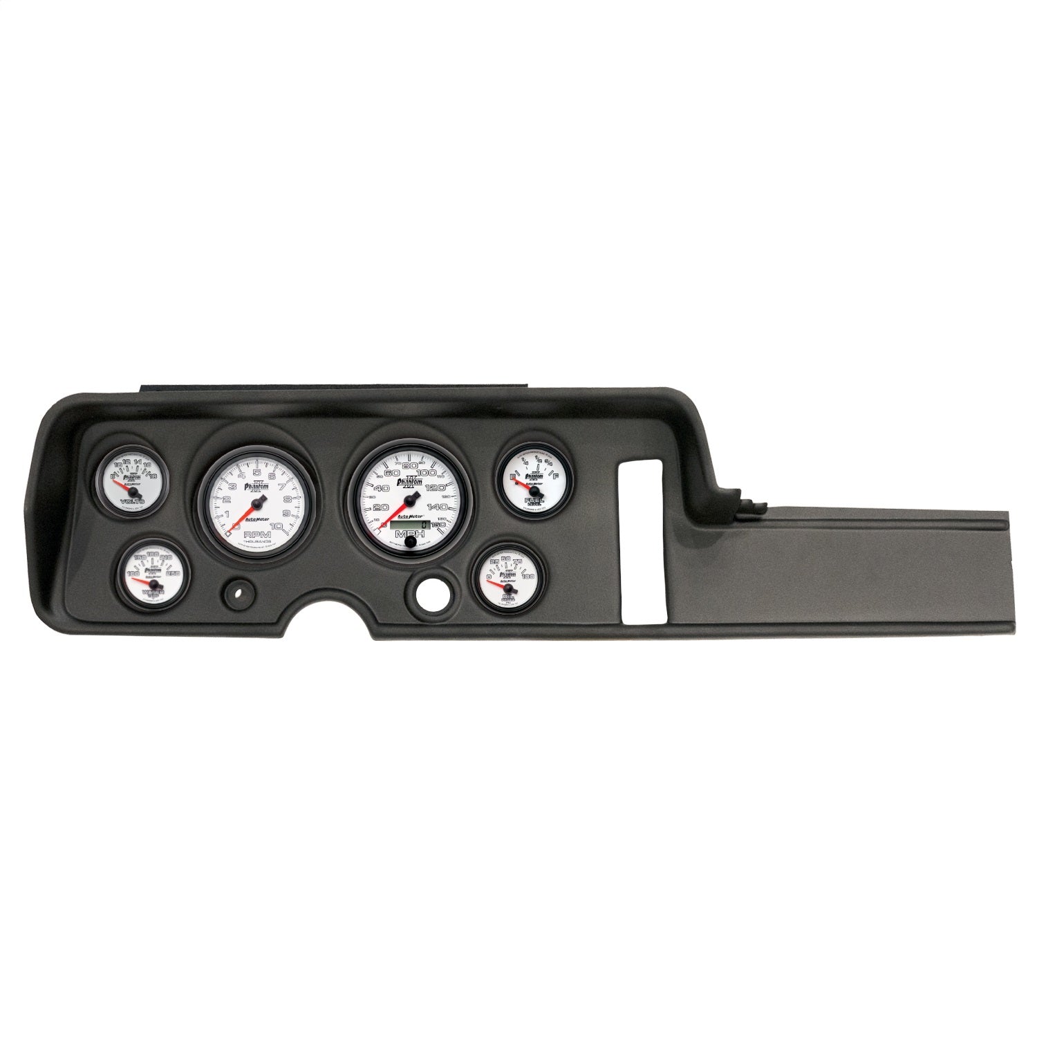 6 GAUGE DIRECT-FIT DASH KIT, PONTIAC GTO/LEMANS 68, PHANTOM II