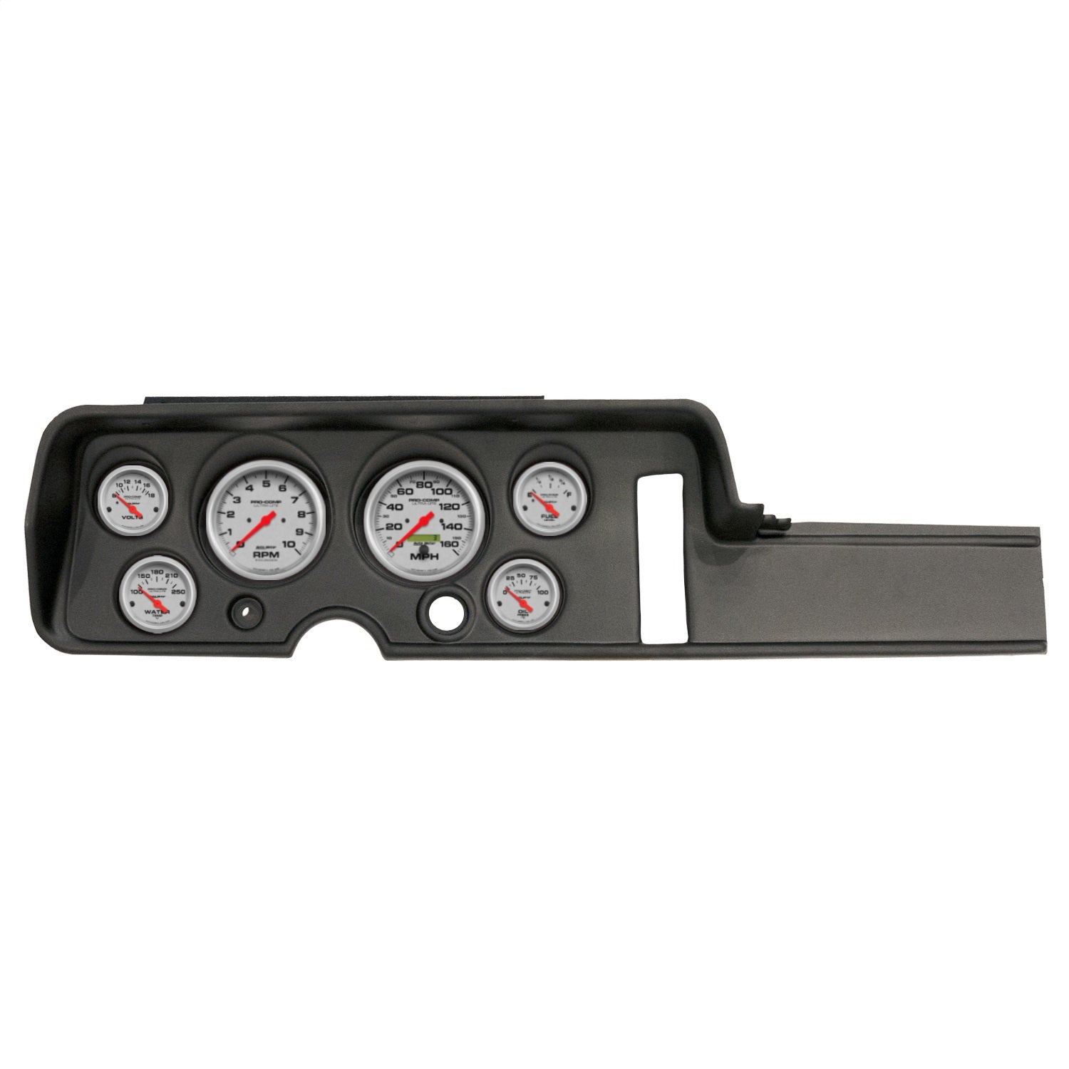 6 GAUGE DIRECT-FIT DASH KIT, PONTIAC GTO/LEMANS 68, ULTRA-LITE
