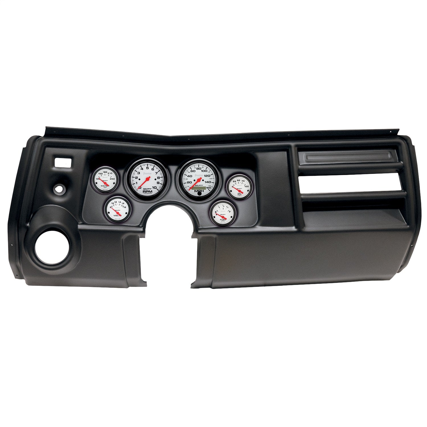6 GAUGE DIRECT-FIT DASH KIT, CHEVY CHEVELLE VENT 69, PHANTOM