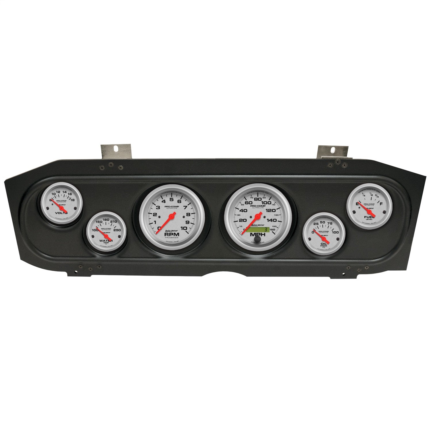 6 GAUGE DIRECT-FIT DASH KIT, MERCURY COUGAR 69-70, ULTRA-LITE