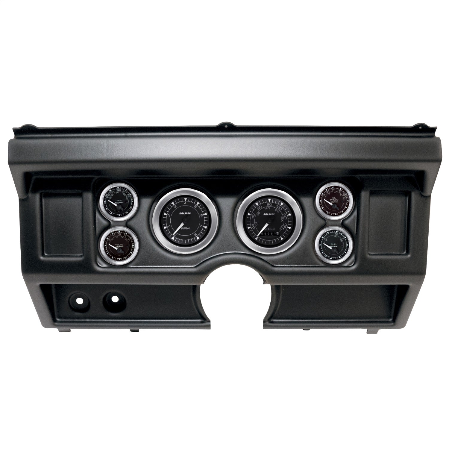 6 GAUGE DIRECT-FIT DASH KIT, FORD TRUCK NO AC 80-86, CHRONO