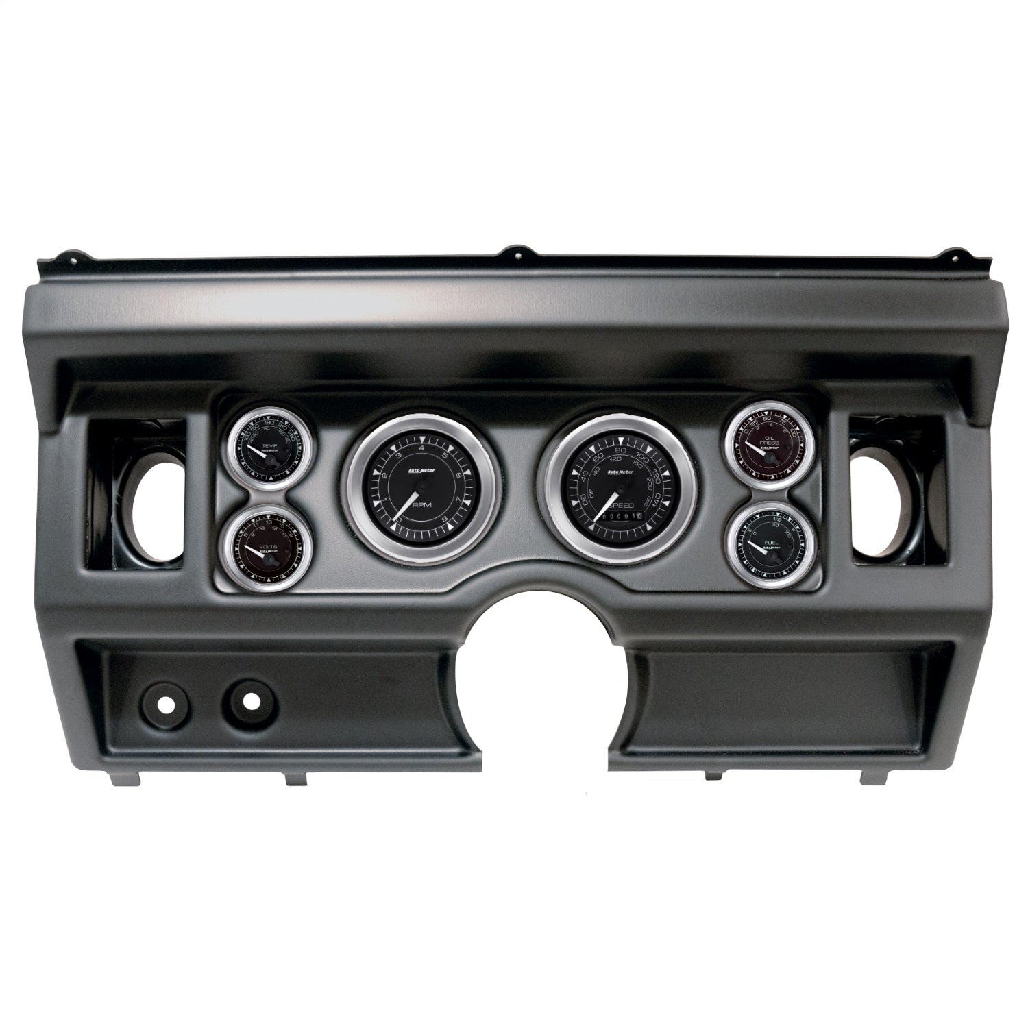 6 GAUGE DIRECT-FIT DASH KIT, FORD TRUCK AC 80-86, CHRONO