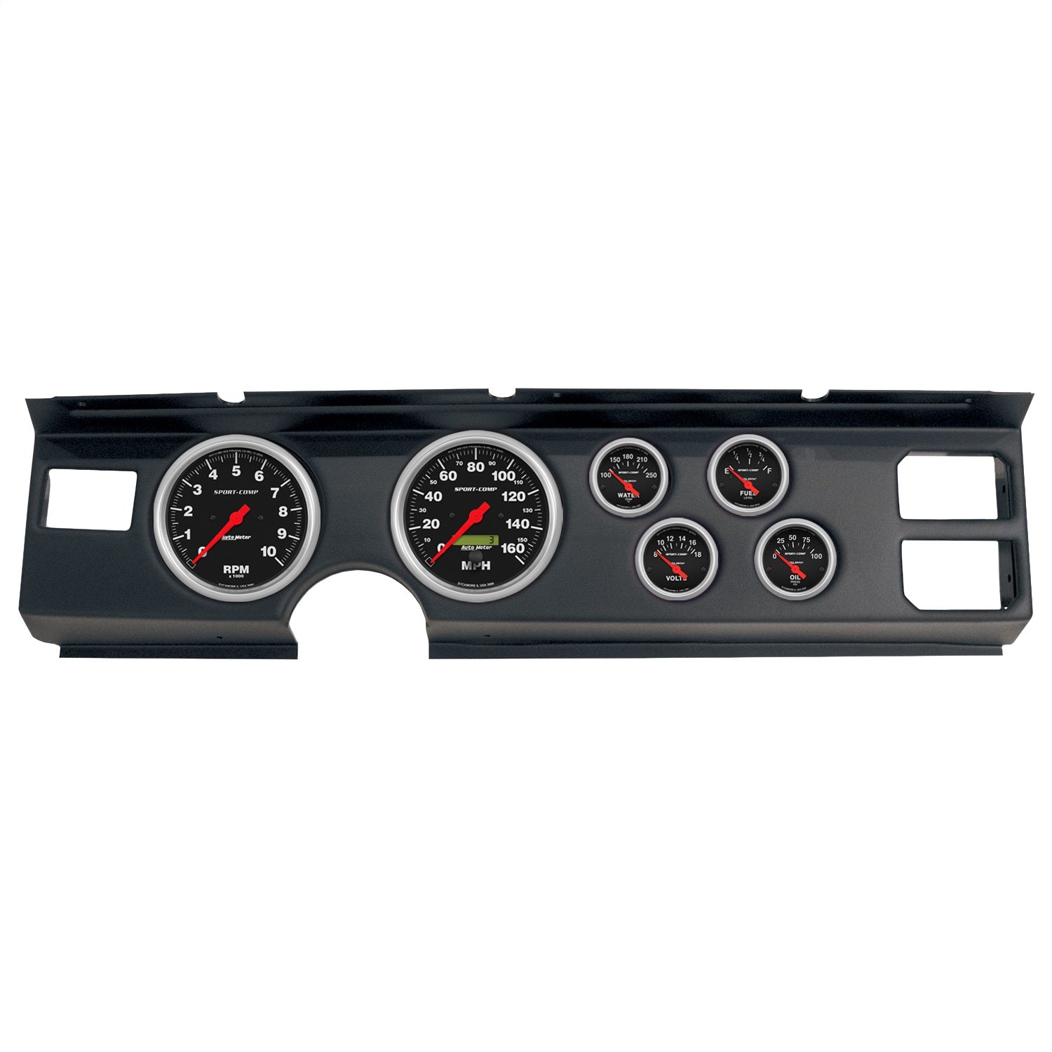 6 GAUGE DIRECT-FIT DASH KIT, PONTIAC FIREBIRD 82-84, SPORT-COMP