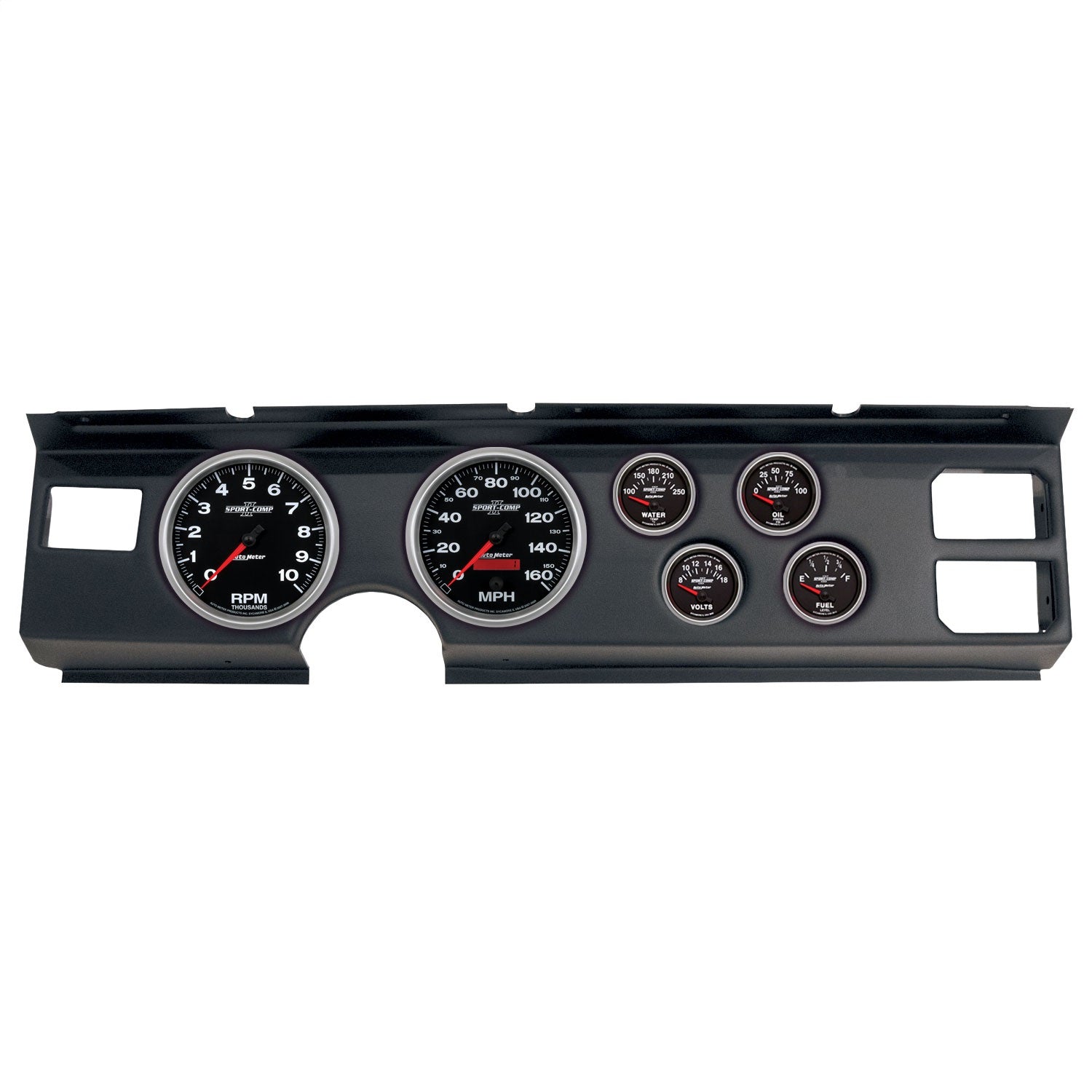 6 GAUGE DIRECT-FIT DASH KIT, PONTIAC FIREBIRD 82-84, SPORT-COMP II