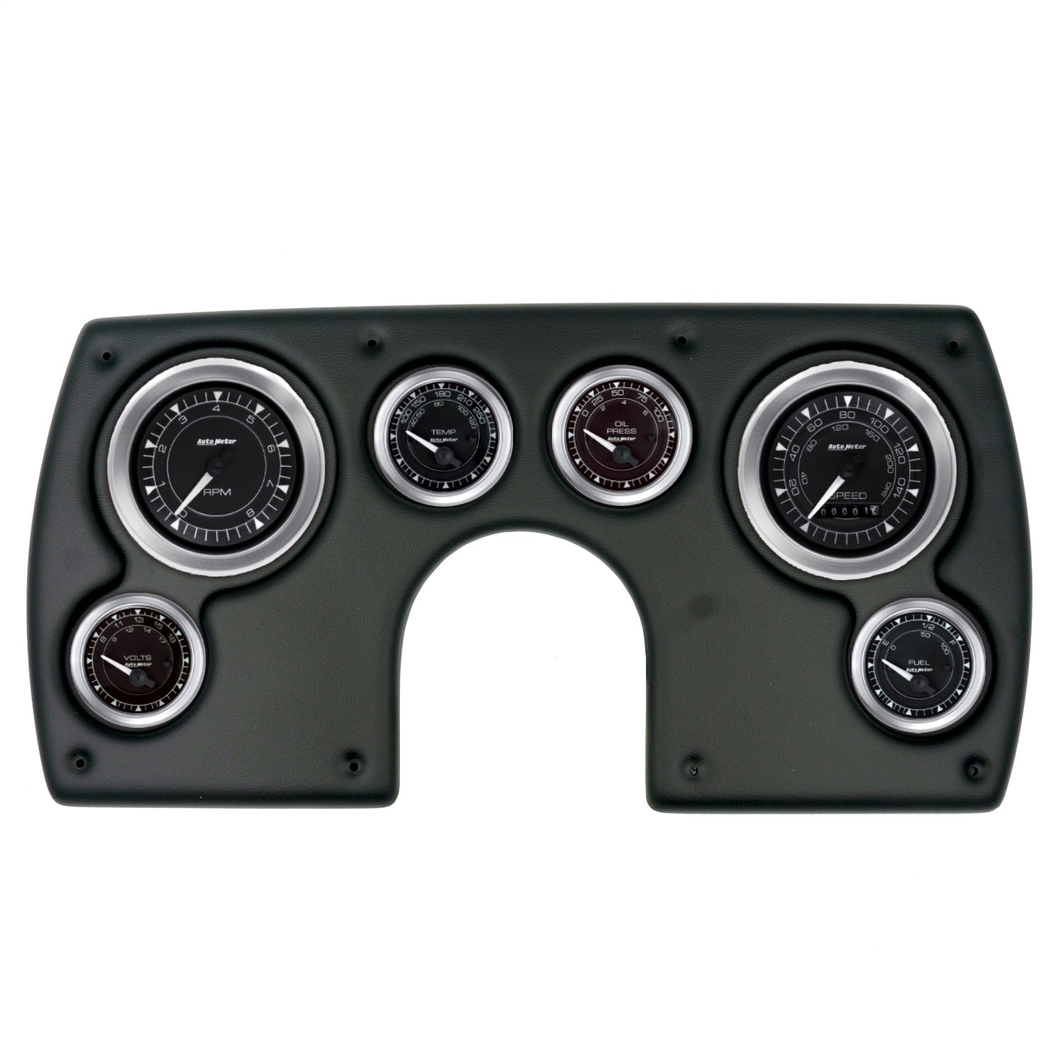 6 GAUGE DIRECT-FIT DASH KIT, CHEVY CAMARO 82-89, CHRONO