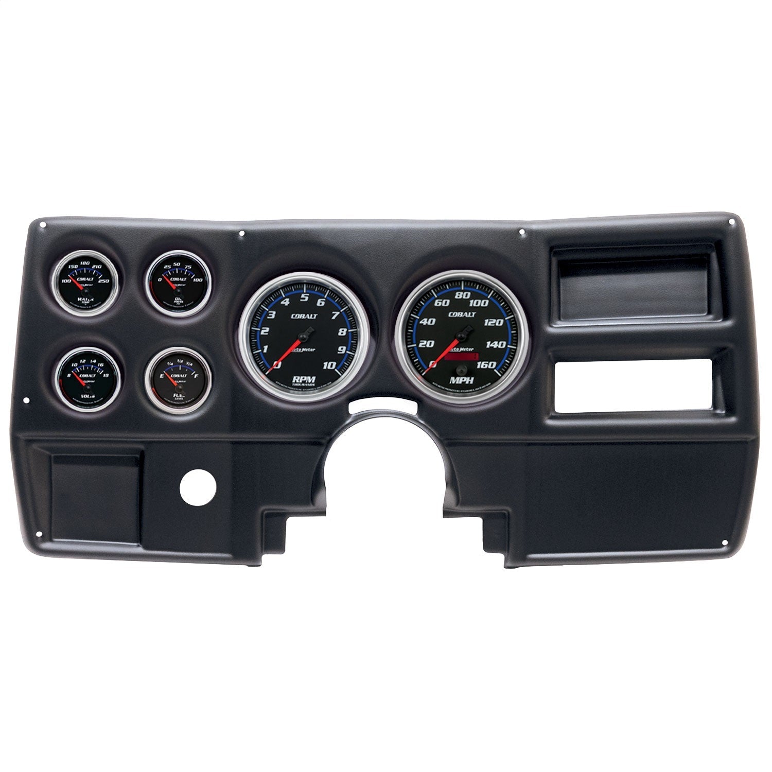 6 GAUGE DIRECT-FIT DASH KIT, CHEVY/GMC TRUCK NO VENT 84-87, COBALT