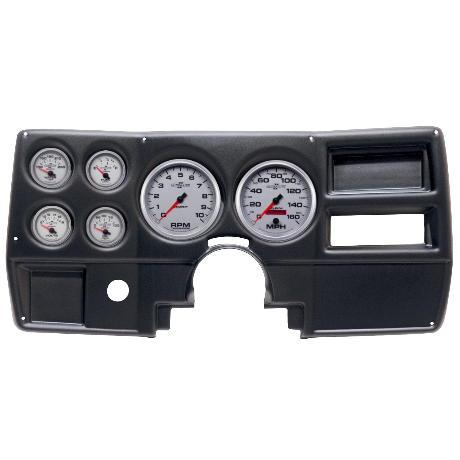 6 GAUGE DIRECT-FIT DASH KIT, CHEVY/GMC TRUCK NO VENT 84-87, ULTRA-LITE II