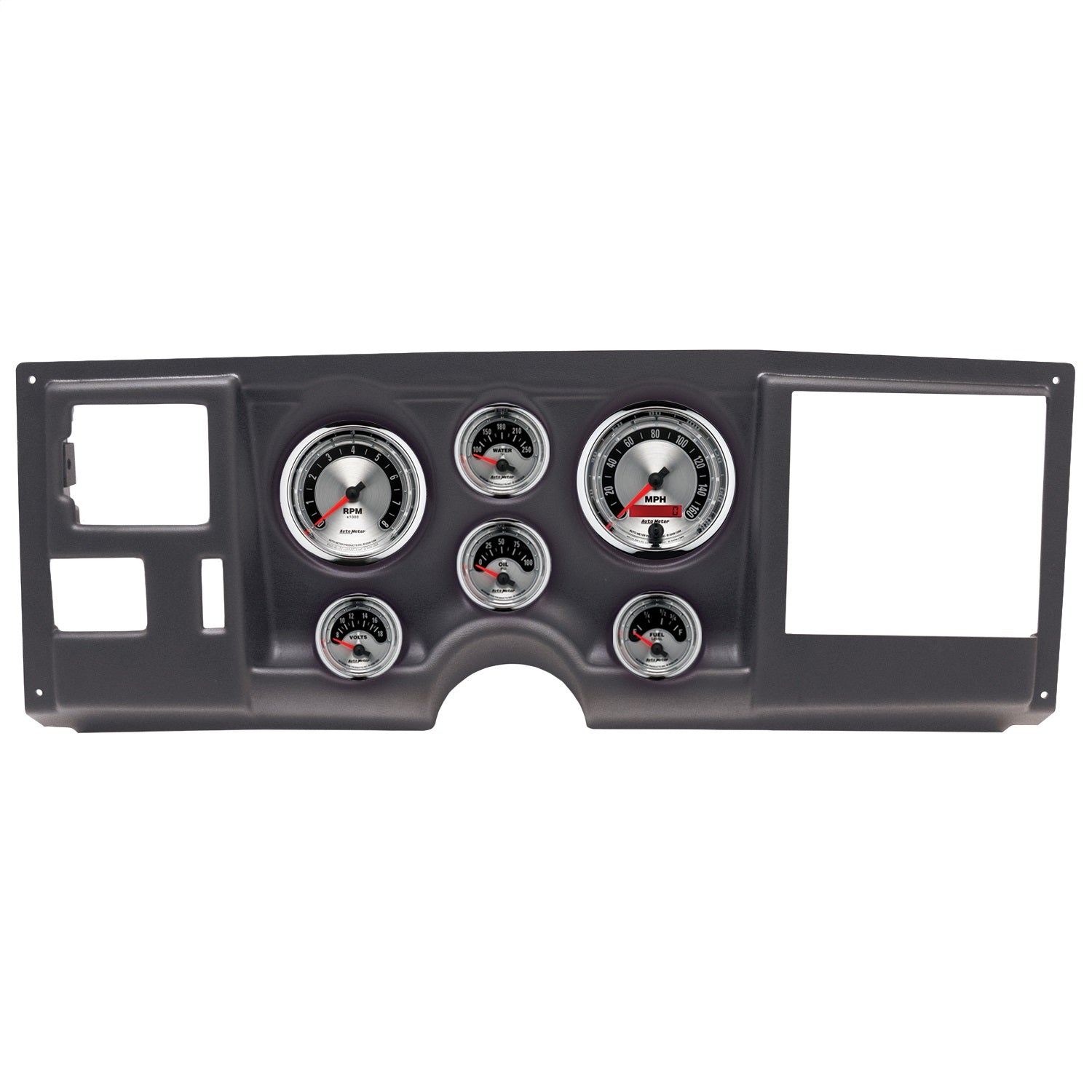 6 GAUGE DIRECT-FIT DASH KIT, CHEVY/GMC TRUCK 88-94, AMERICAN MUSCLE