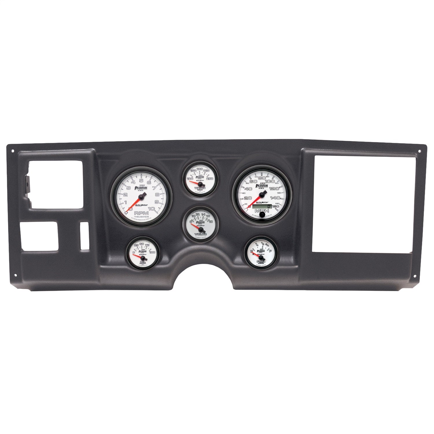 6 GAUGE DIRECT-FIT DASH KIT, CHEVY/GMC TRUCK 88-94, PHANTOM II