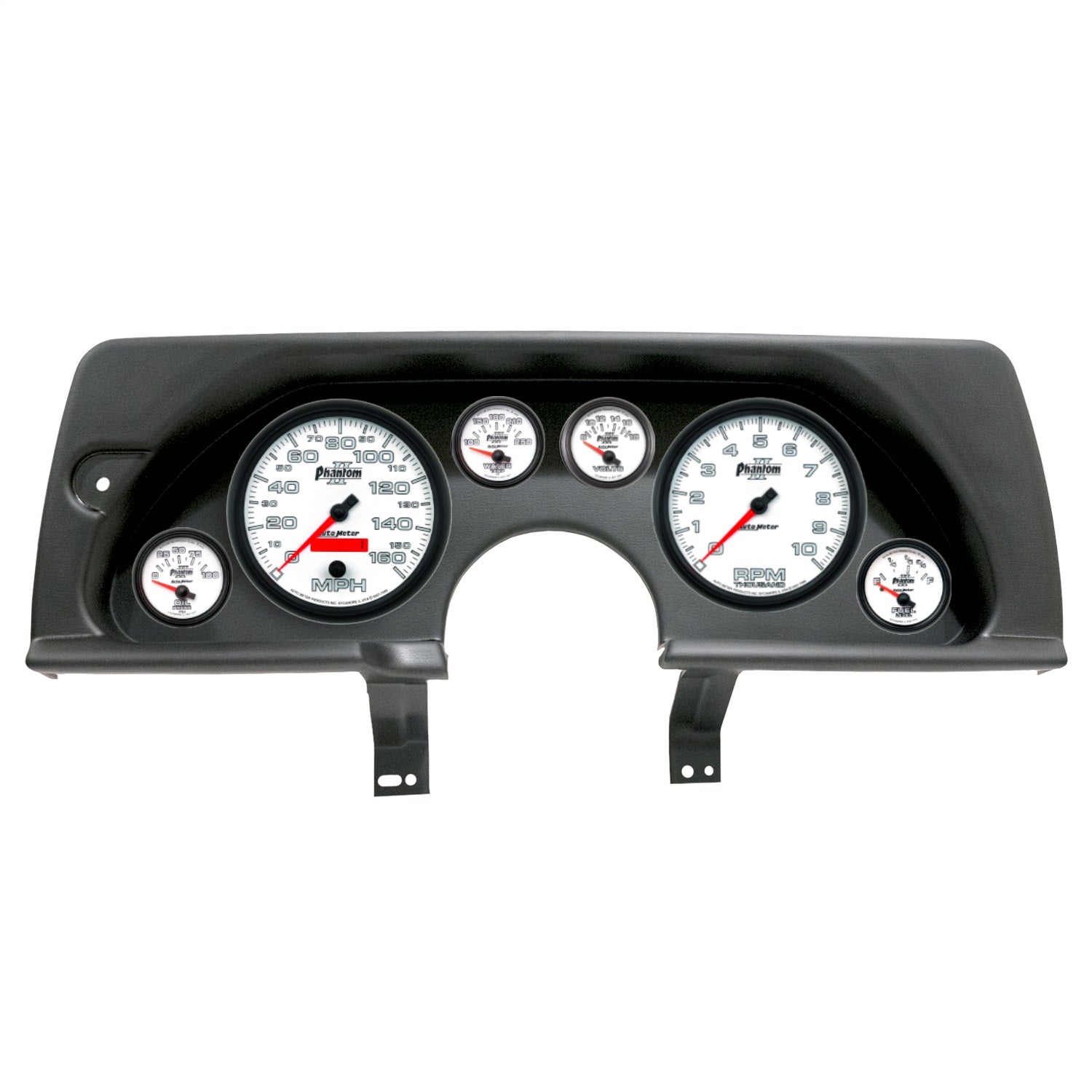 6 GAUGE DIRECT-FIT DASH KIT, CHEVY CAMARO 90-92, PHANTOM II