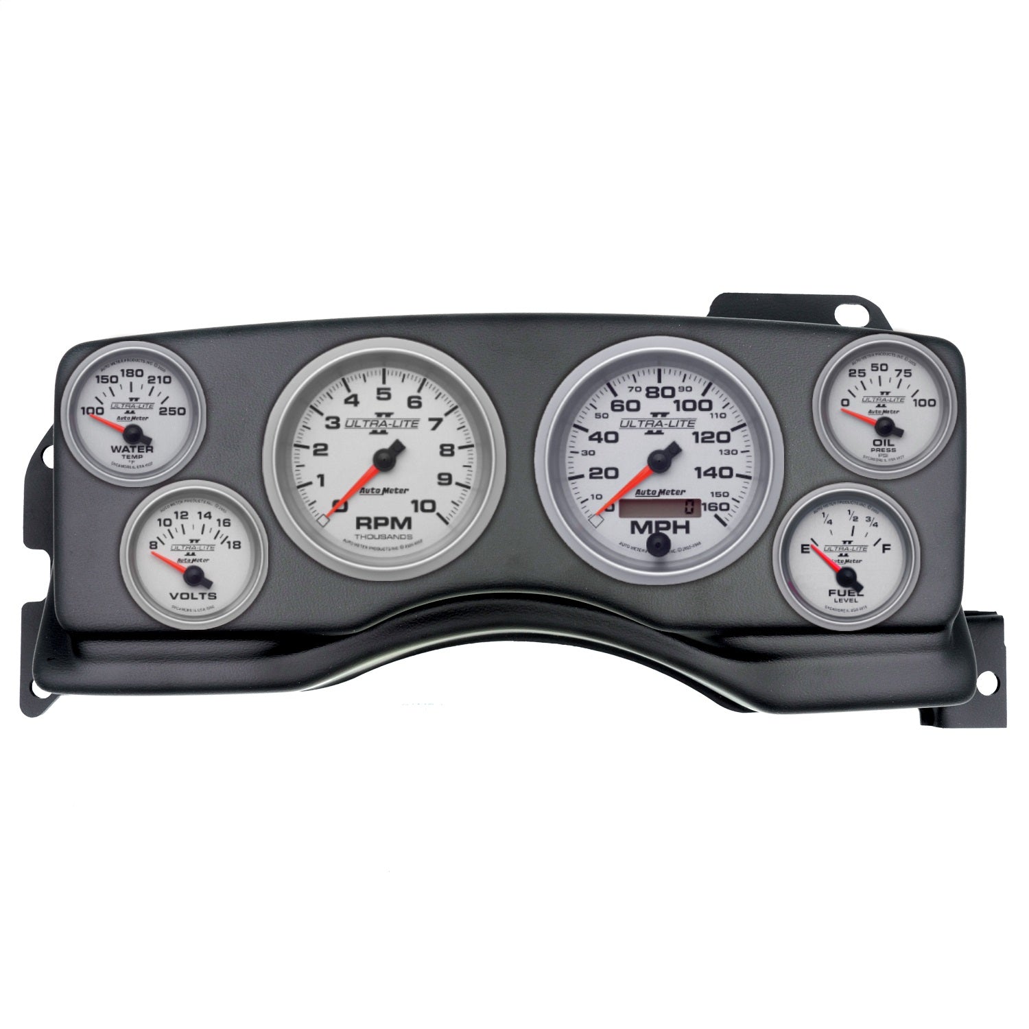 6 GAUGE DIRECT-FIT DASH KIT, FORD MUSTANG 90-93, ULTRA-LITE II