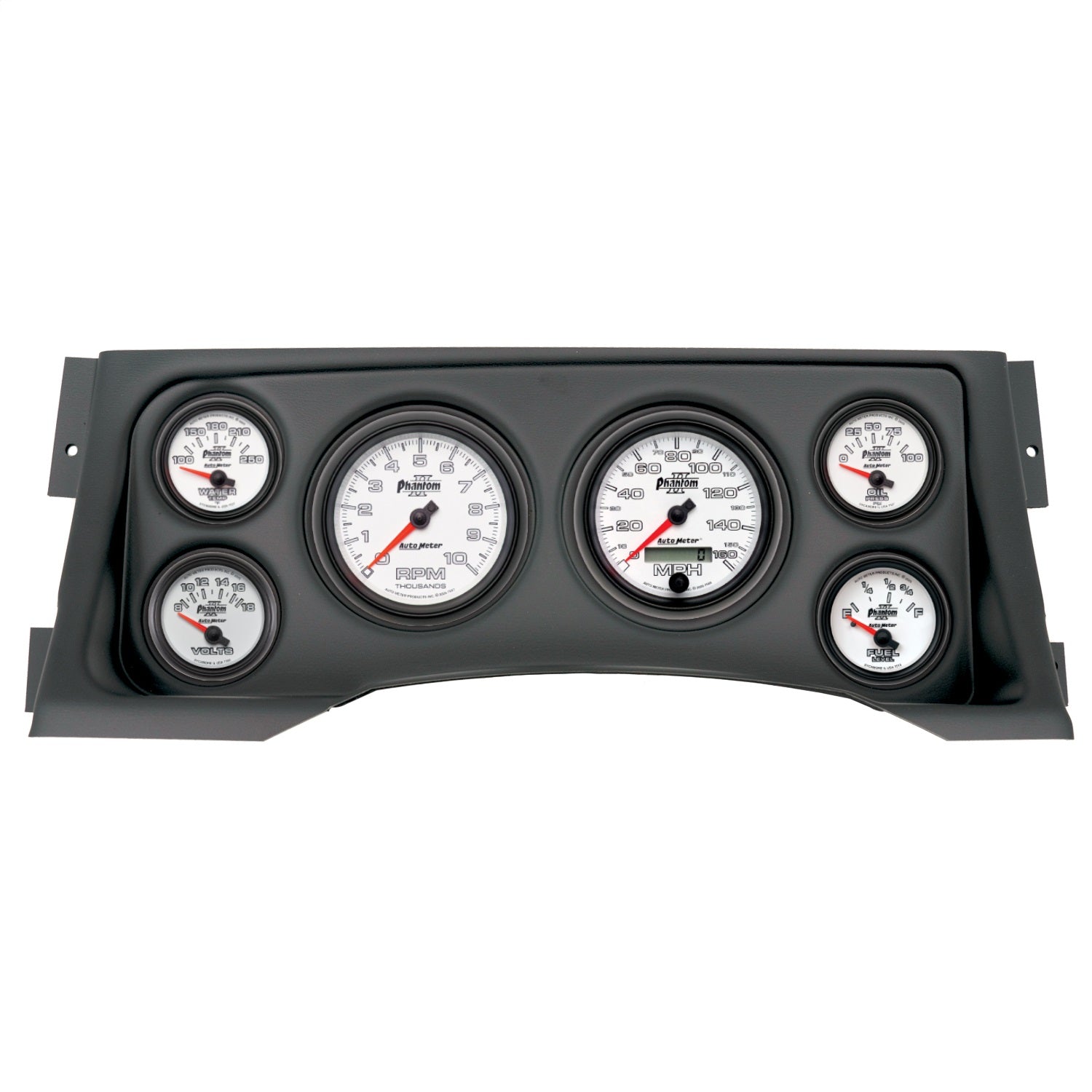 6 GAUGE DIRECT-FIT DASH KIT, CHEVY/GMC TRUCK 95-98, PHANTOM II