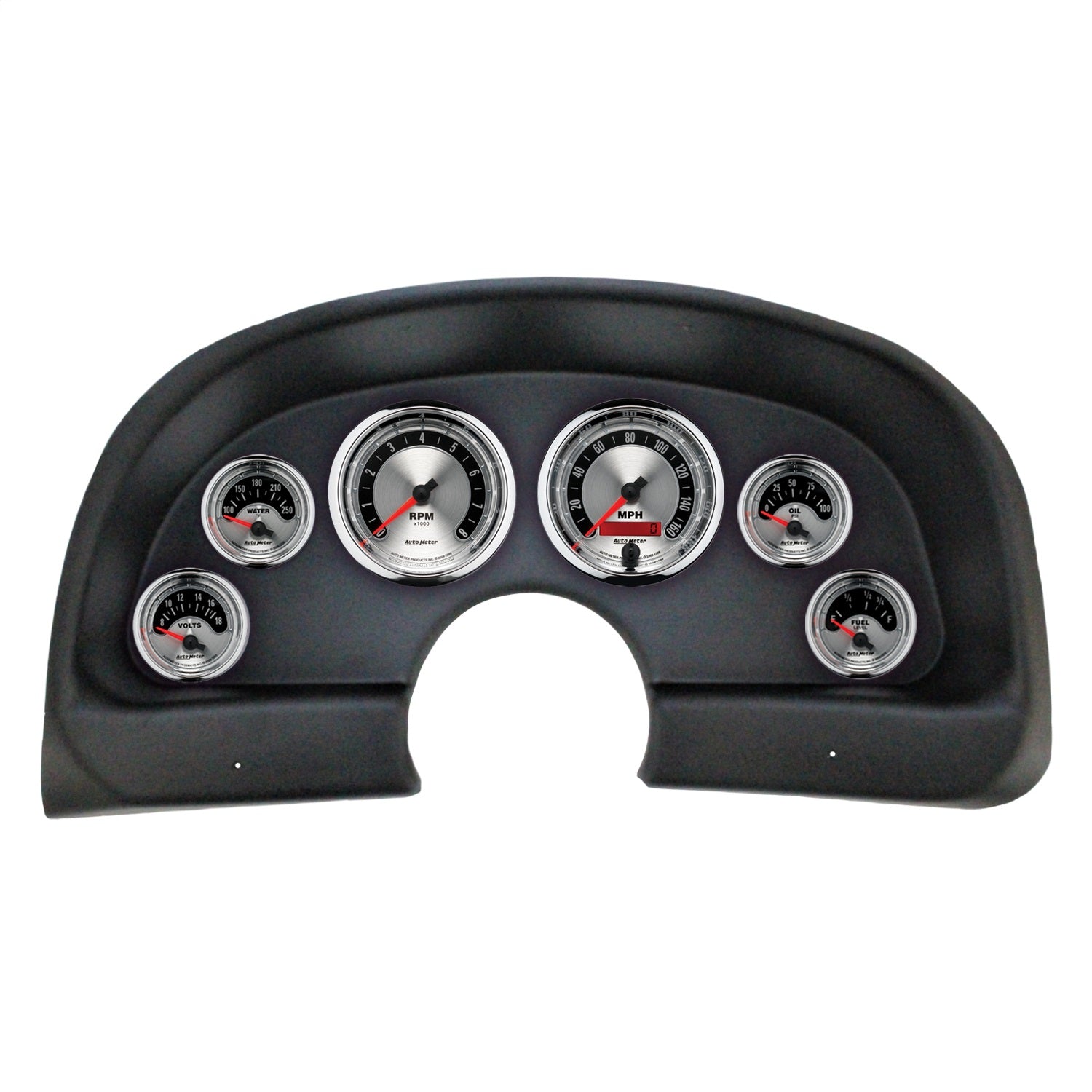 6 GAUGE DIRECT-FIT DASH KIT, CHEVY CAMARO 93-02, AMERICAN MUSCLE