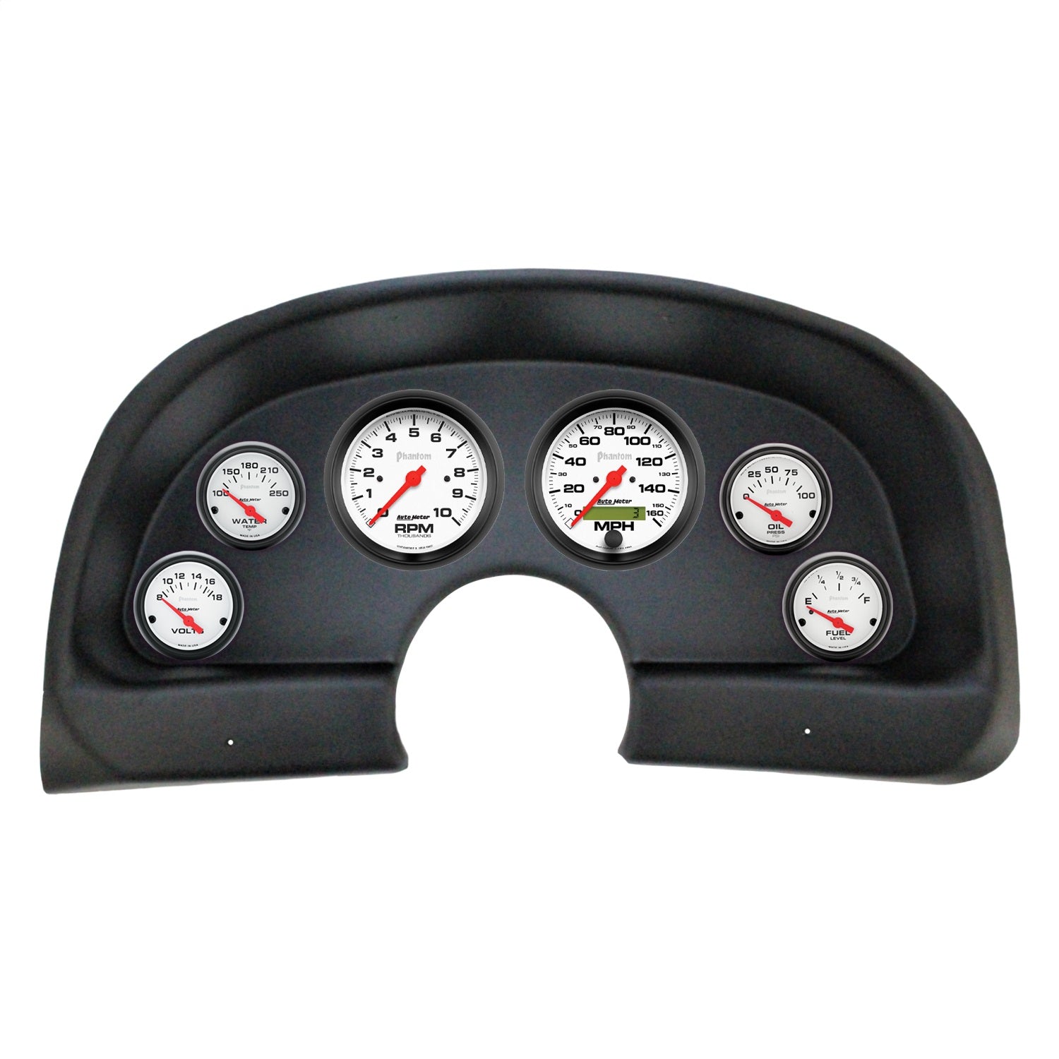 6 GAUGE DIRECT-FIT DASH KIT, CHEVY CAMARO 93-02, PHANTOM