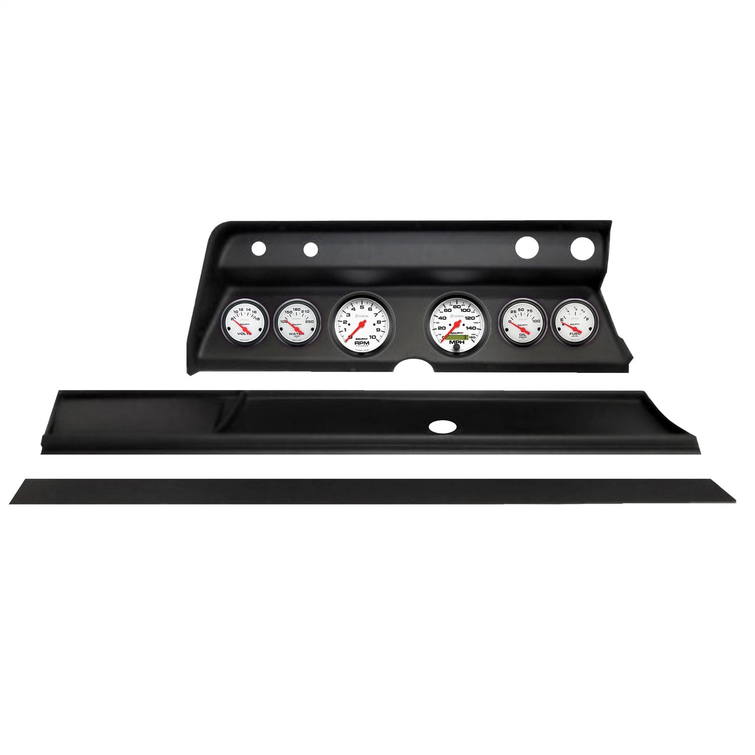 6 GAUGE DIRECT-FIT DASH KIT, CHEVY CHEVELLE 66, PHANTOM