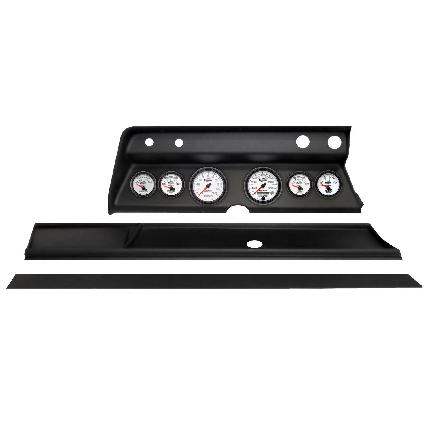 6 GAUGE DIRECT-FIT DASH KIT, CHEVY CHEVELLE 67, PHANTOM II