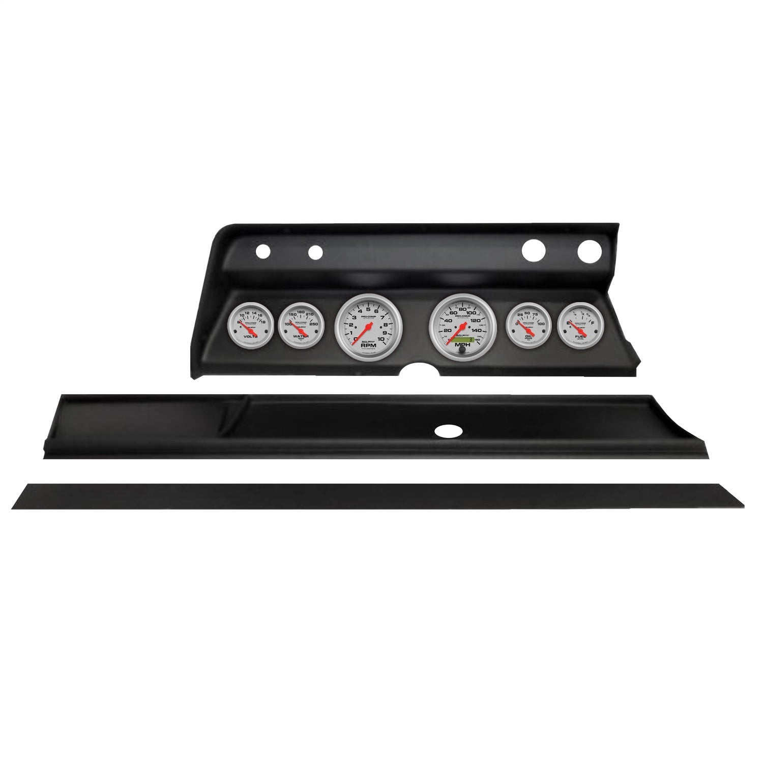 6 GAUGE DIRECT-FIT DASH KIT, CHEVY CHEVELLE 67, ULTRA-LITE
