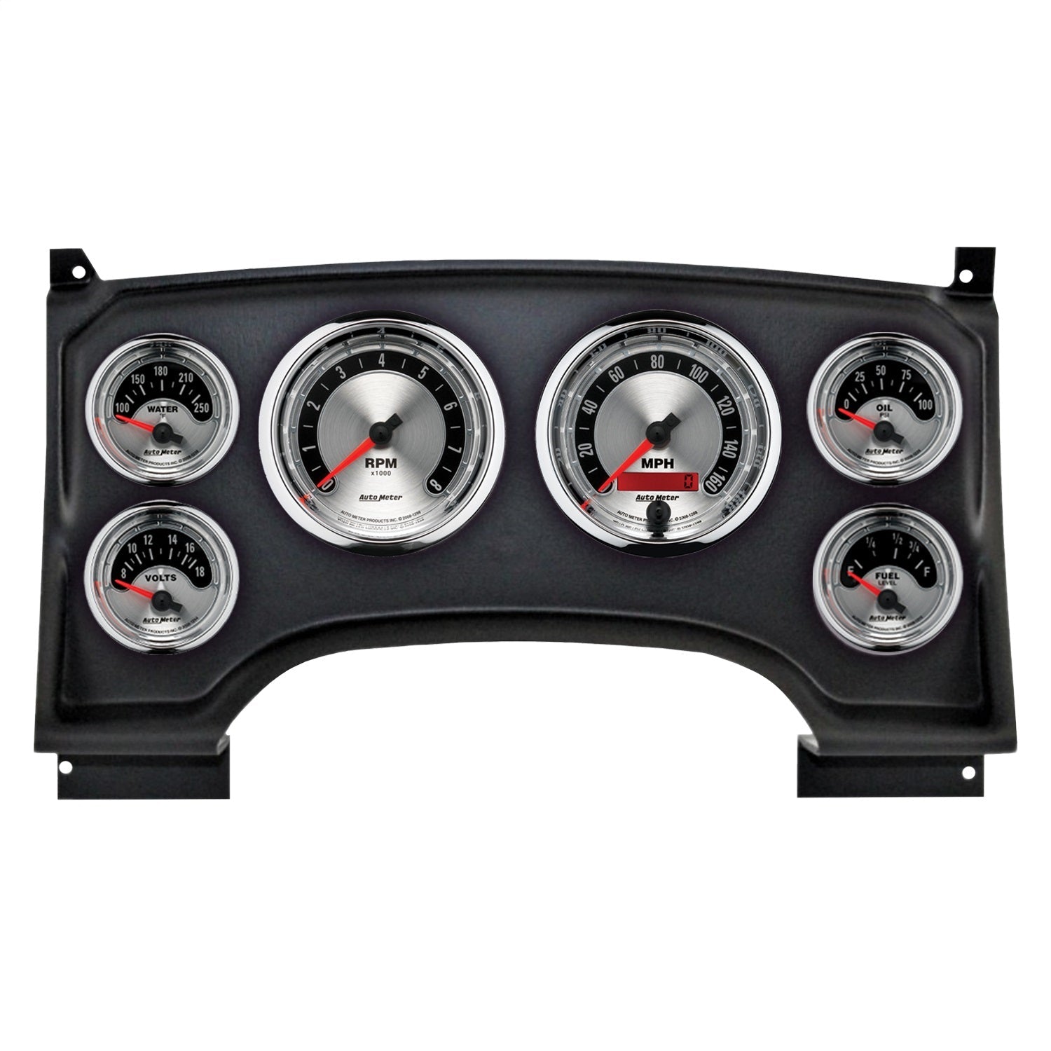 6 GAUGE DIRECT-FIT DASH KIT, CHEVY S10 TRUCK 94-97, AMERICAN MUSCLE