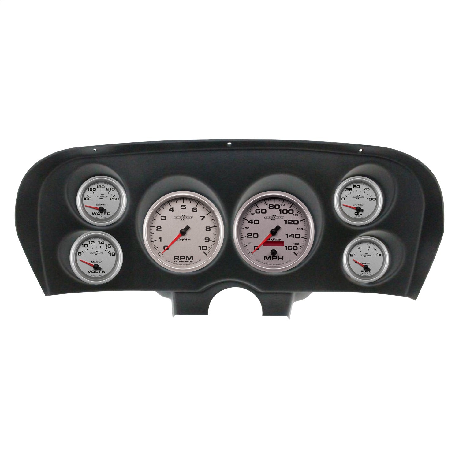 6 GAUGE DIRECT-FIT DASH KIT, FORD MUSTANG 69-70, ULTRA-LITE II