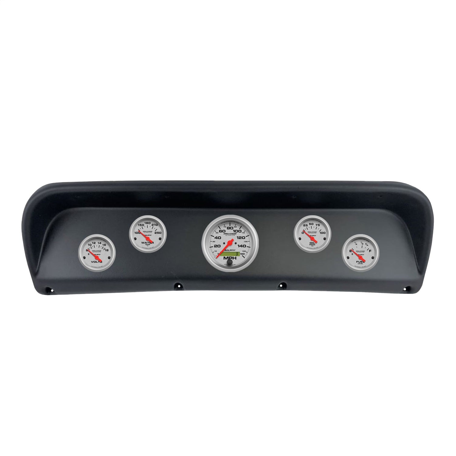 5 GAUGE DIRECT-FIT DASH KIT, FORD F100 67-72, ULTRA-LITE