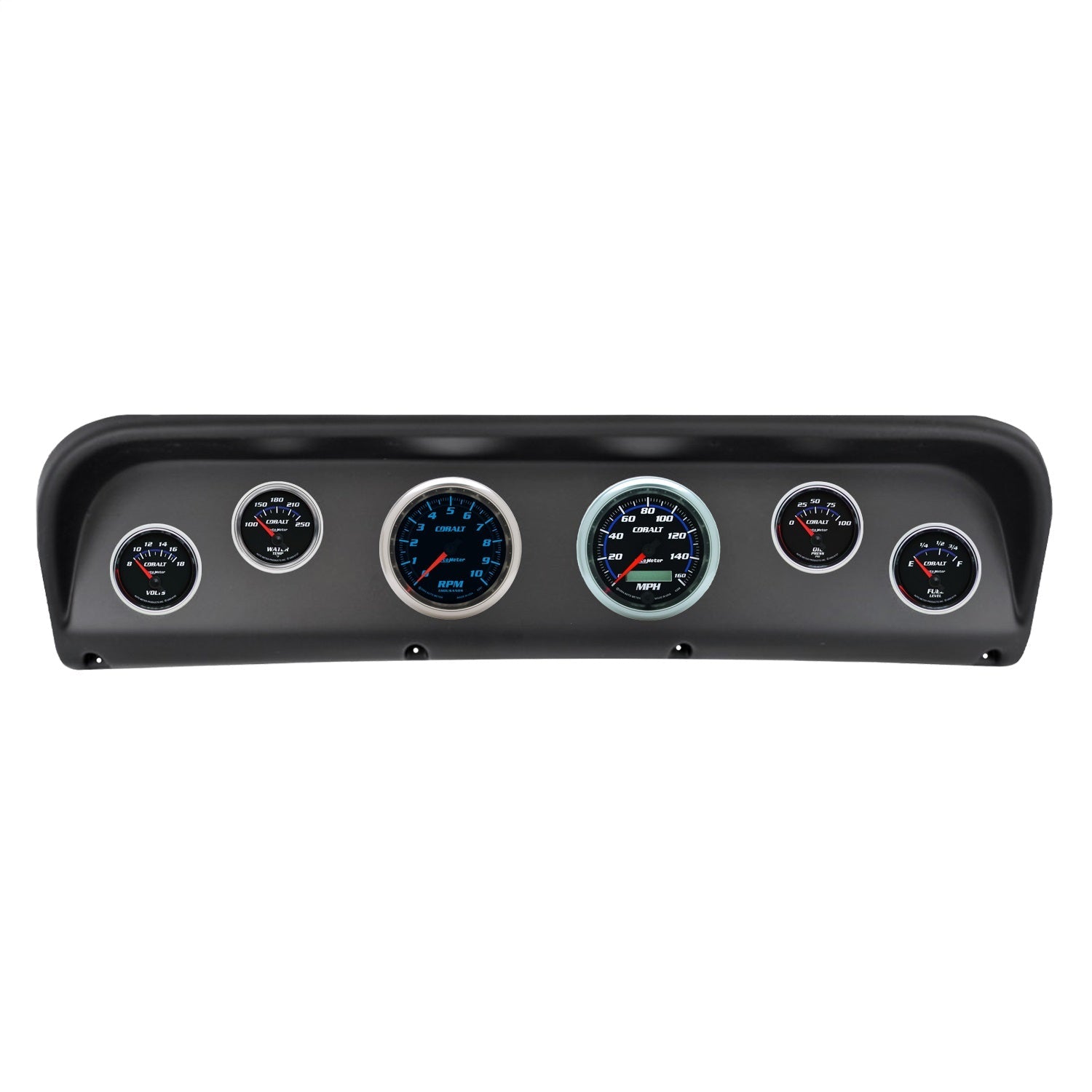 6 GAUGE DIRECT-FIT DASH KIT, FORD F100 67-72, COBALT