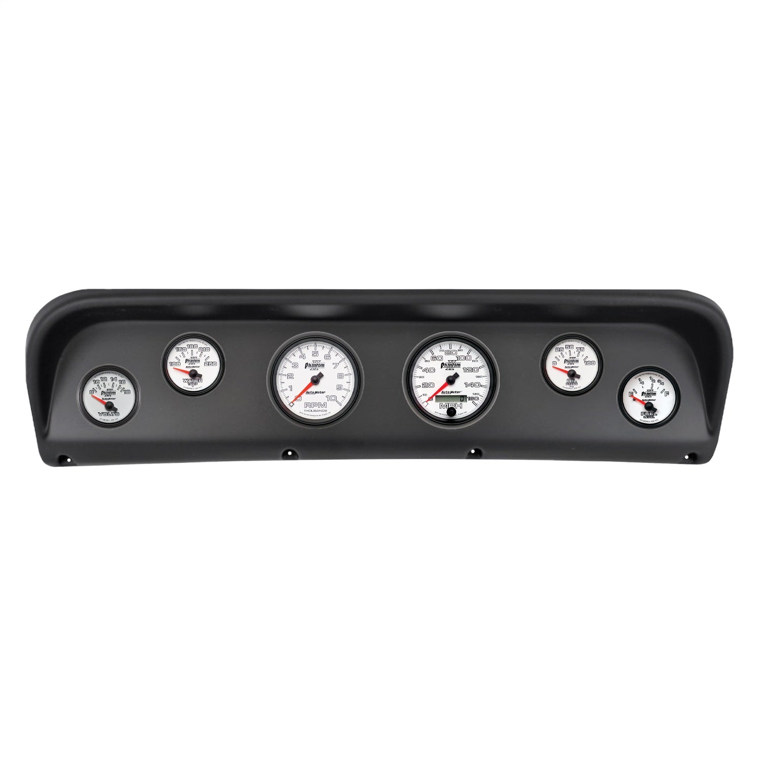 6 GAUGE DIRECT-FIT DASH KIT, FORD F100 67-72, PHANTOM II