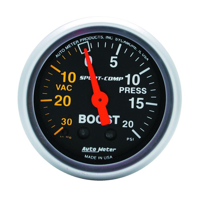 2-1/16" BOOST/VACUUM, 30 IN HG/20 PSI, SPORT-COMP