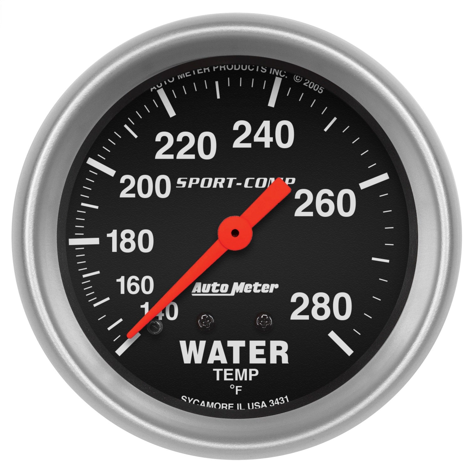2-5/8" WATER TEMPERATURE, 140-280 °F, SPORT-COMP