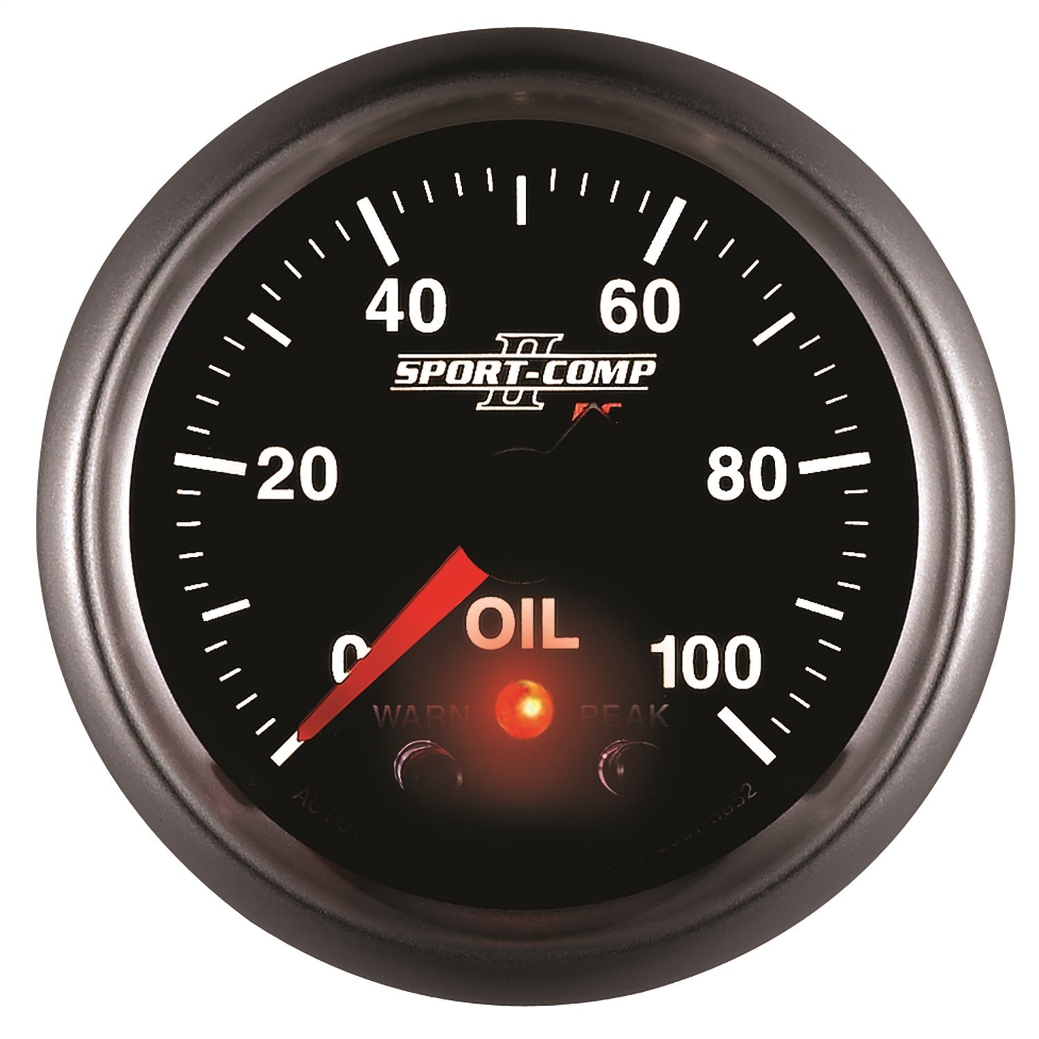 2-1/16" OIL PRESSURE, 0-100 PSI, SPORT-COMP II