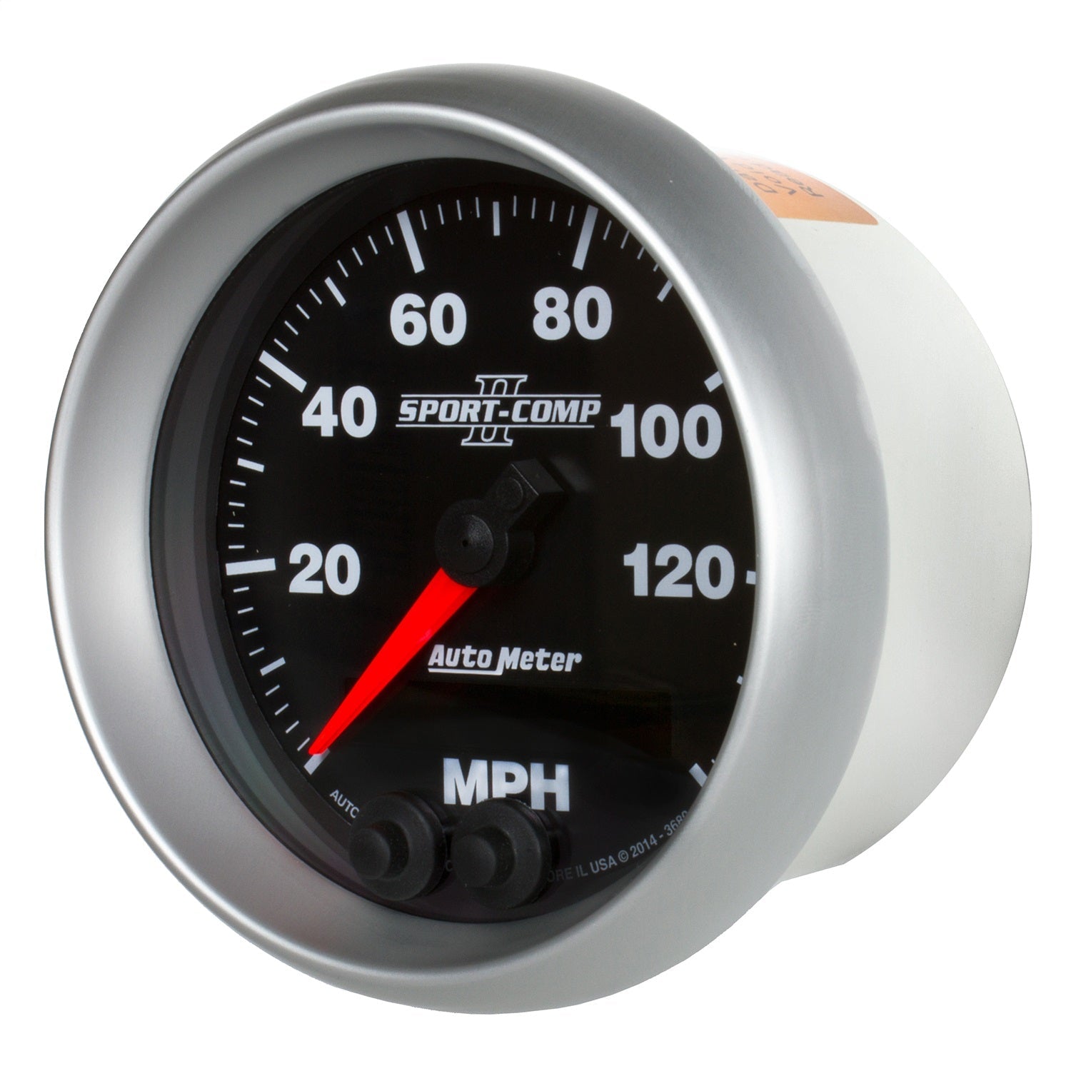 3-3/8" GPS SPEEDOMETER, 0-140 MPH, SPORT-COMP II