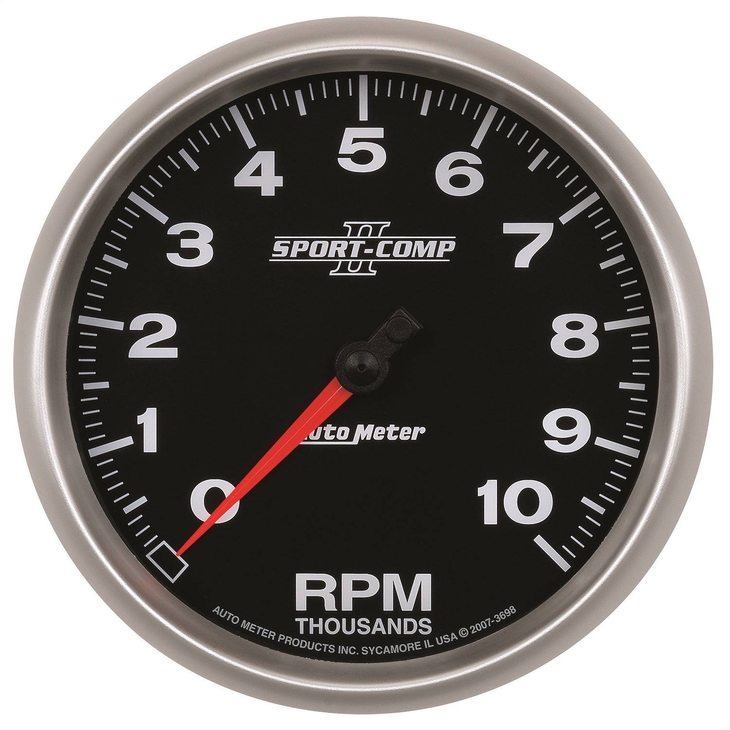 5" IN-DASH TACHOMETER, 0-10,000 RPM, SPORT-COMP II