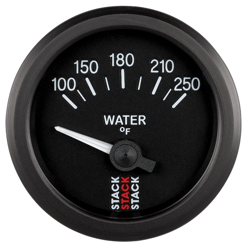 WATER TEMP, ELECTRIC, 52MM, BLK, 100-250 °F, 1/8" NPTF
