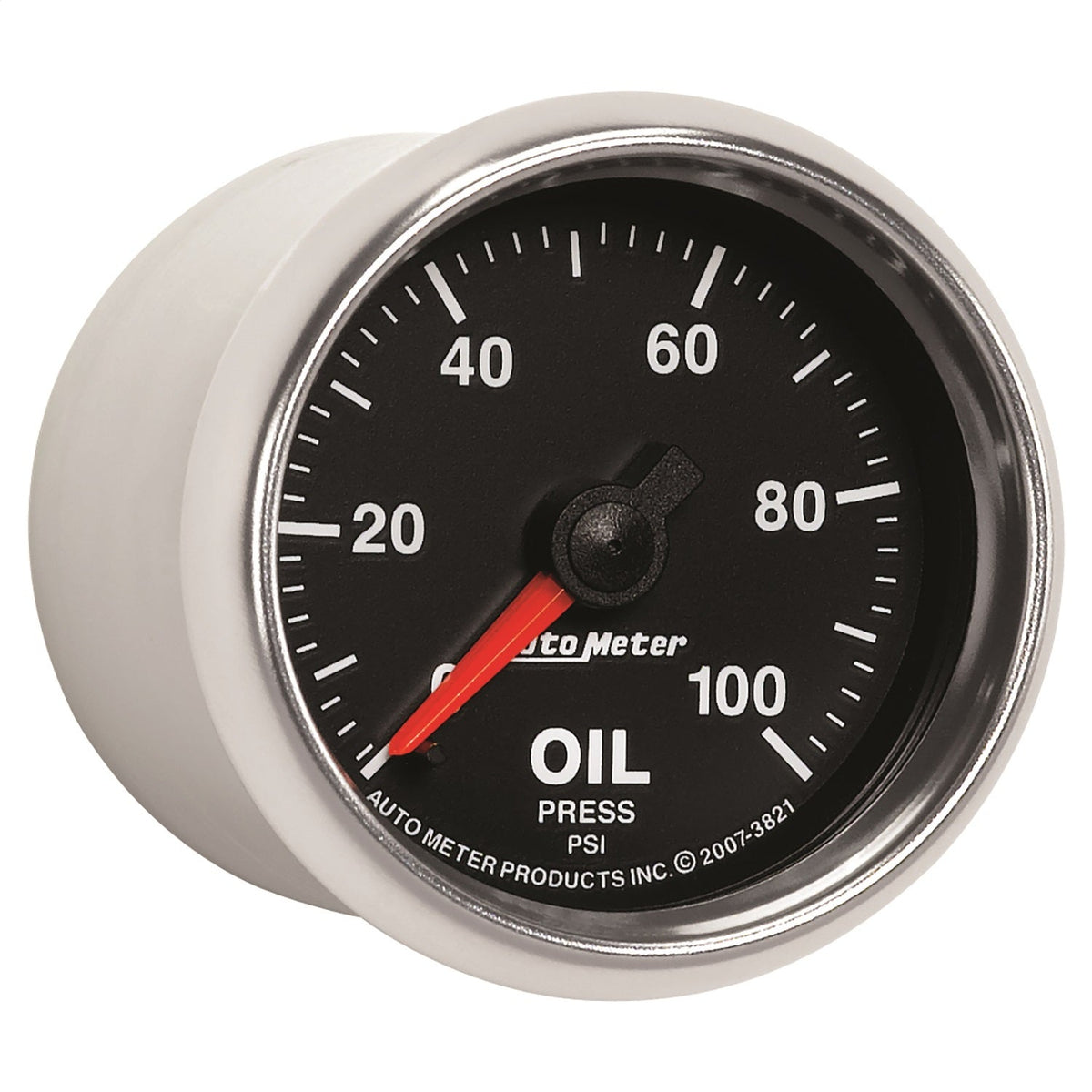 2-1/16" OIL PRESSURE, 0-100 PSI, GS