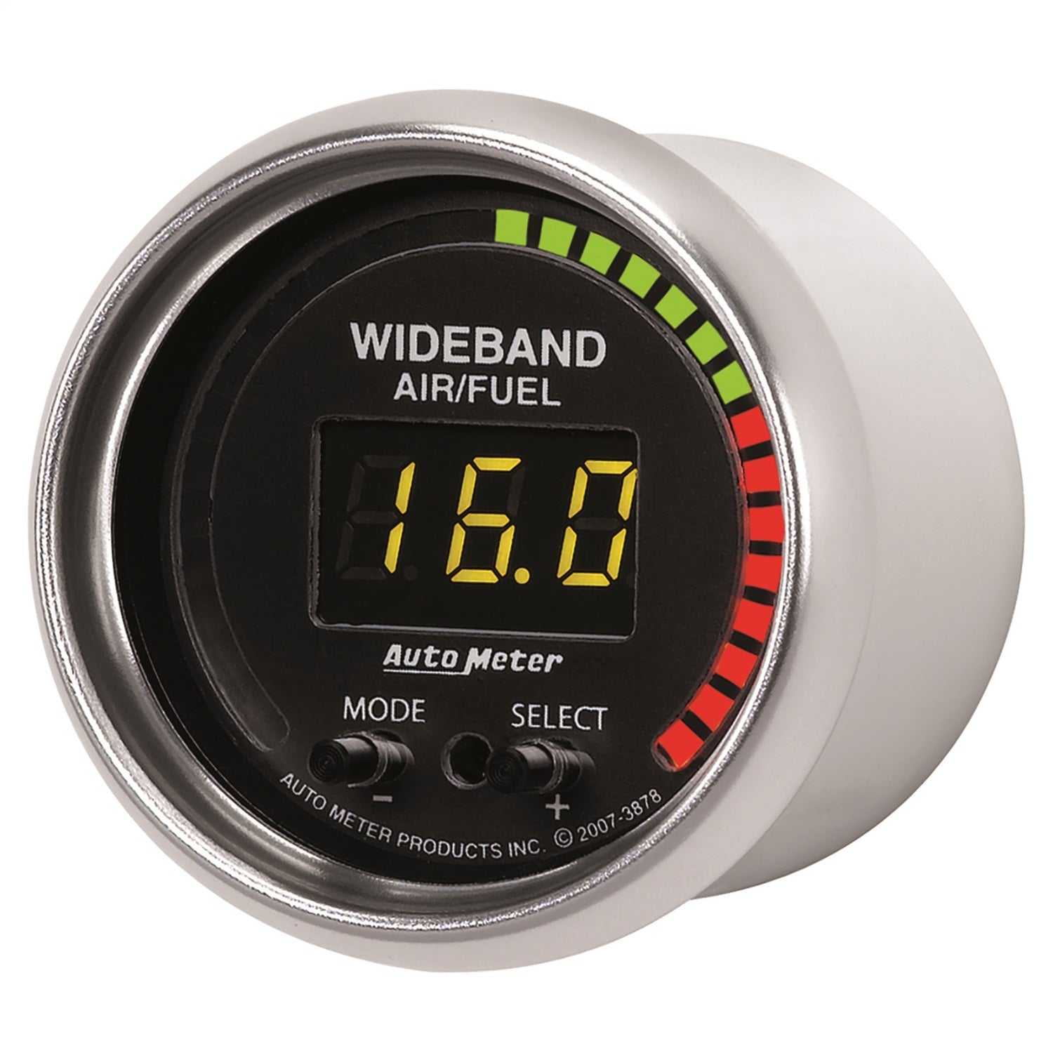 2-1/16" WIDEBAND PRO AIR/FUEL RATIO, 6:1-20:1 AFR, GS