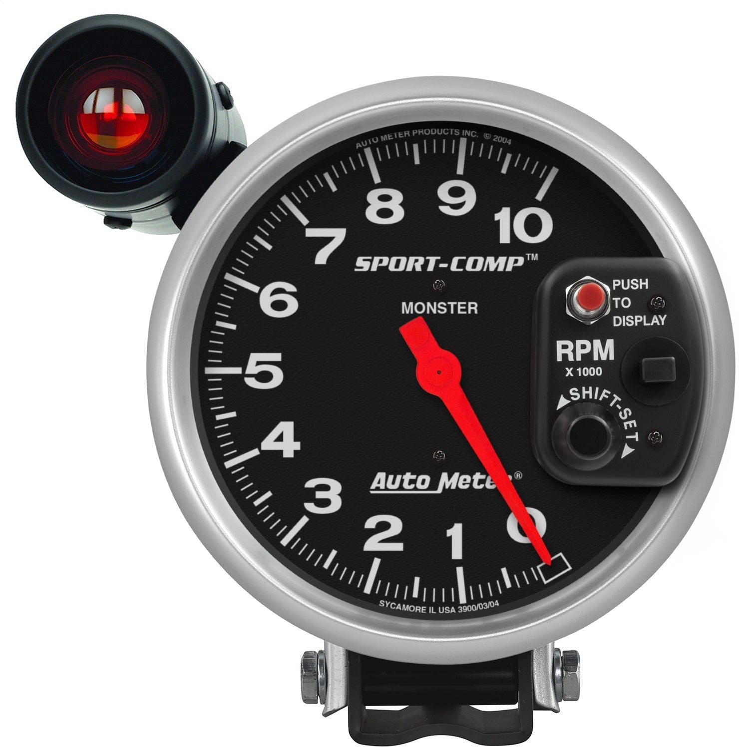 5" PEDESTAL TACHOMETER, 0-10,000 RPM, SPORT-COMP