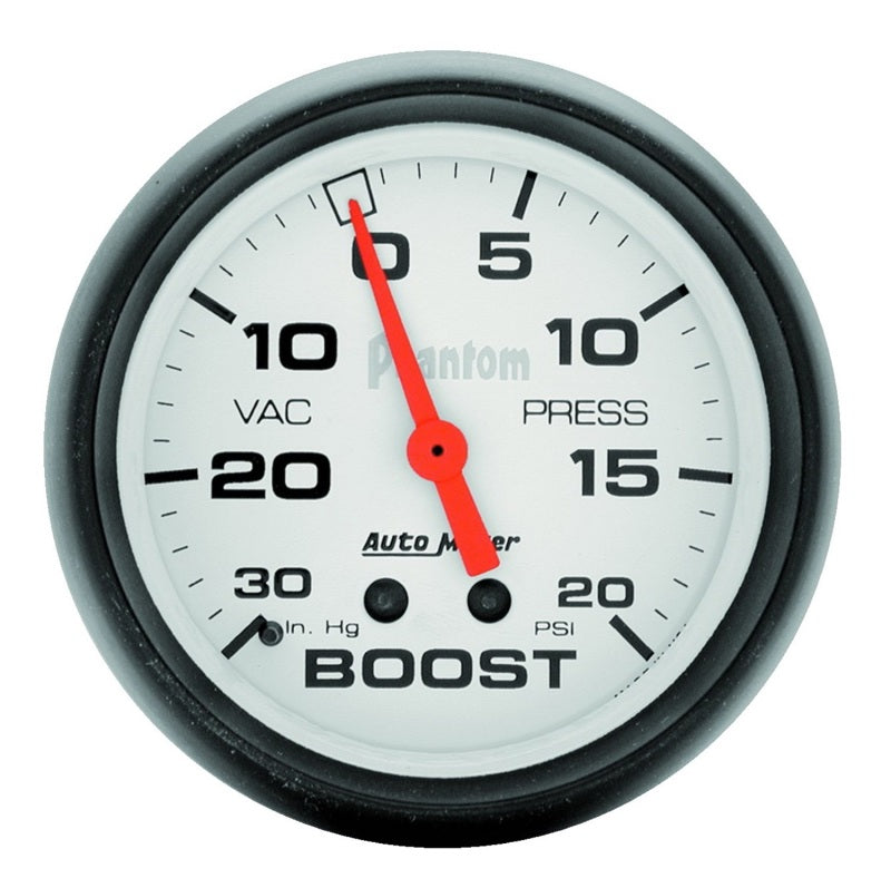 2-5/8" BOOST/VACUUM, 30 IN HG/20 PSI, PHANTOM