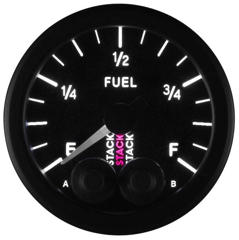 2-1/16" FUEL LEVEL, PROGRAMMABLE 0-280 ?, STACK PRO-CONTROL BLK