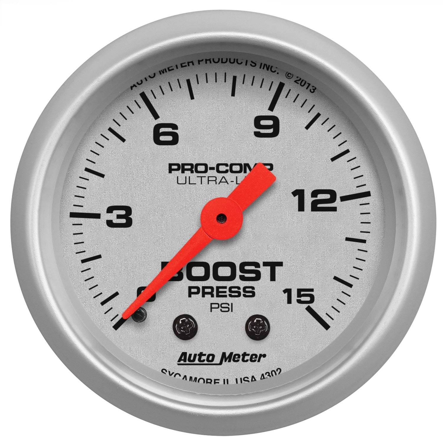 2-1/16" BOOST, 0-15 PSI, ULTRA-LITE