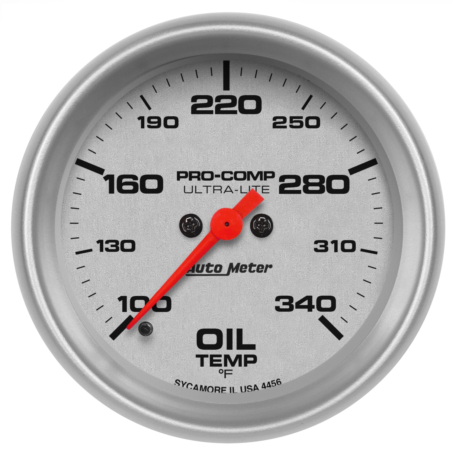 2-5/8" OIL TEMPERATURE, 100-340 °F, ULTRA-LITE