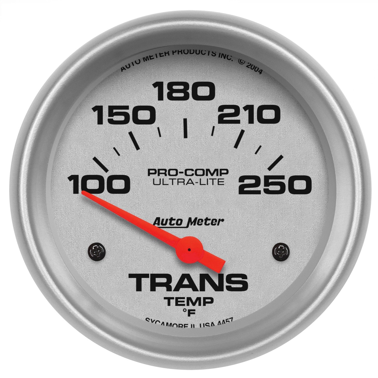 2-5/8" TRANSMISSION TEMPERATURE, 100-250 °F, ULTRA-LITE