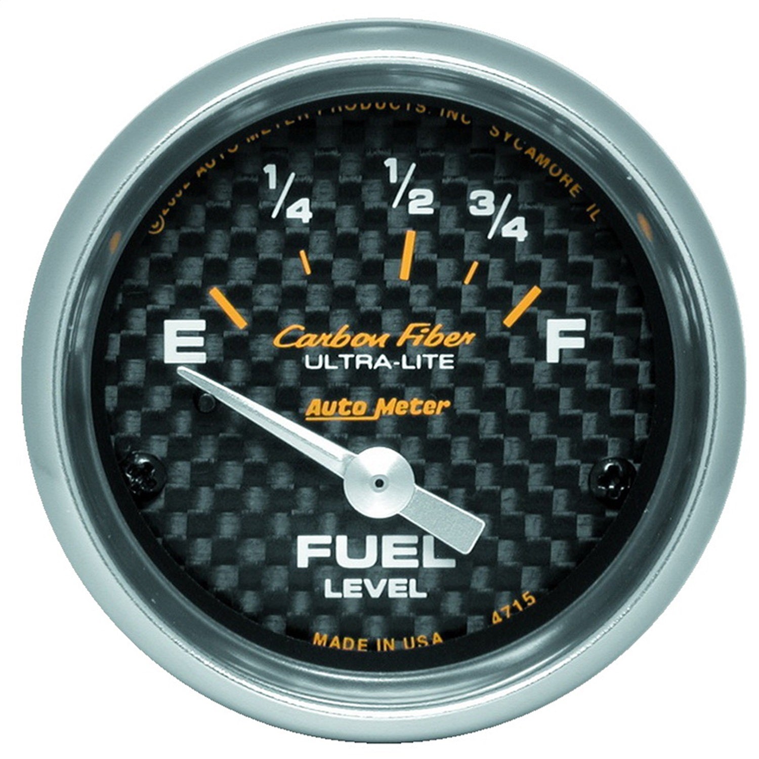 2-1/16" FUEL LEVEL, 73-10 ?, CARBON FIBER