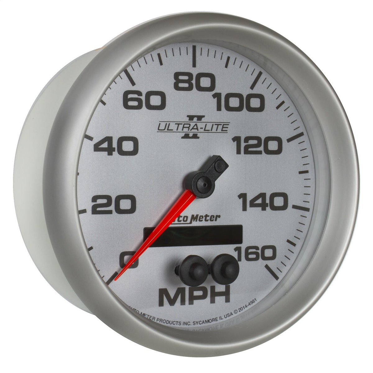 2-5/8" VOLTMETER, 8-18V, CARBON FIBER
