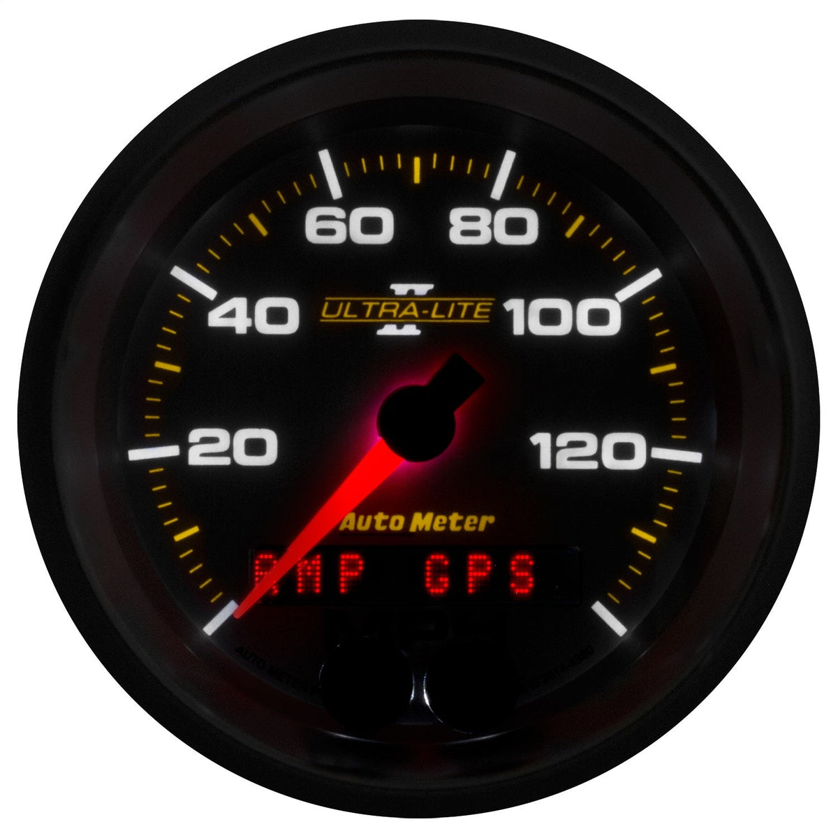 3-3/8" GPS SPEEDOMETER, 0-140 MPH, ULTRA-LITE II