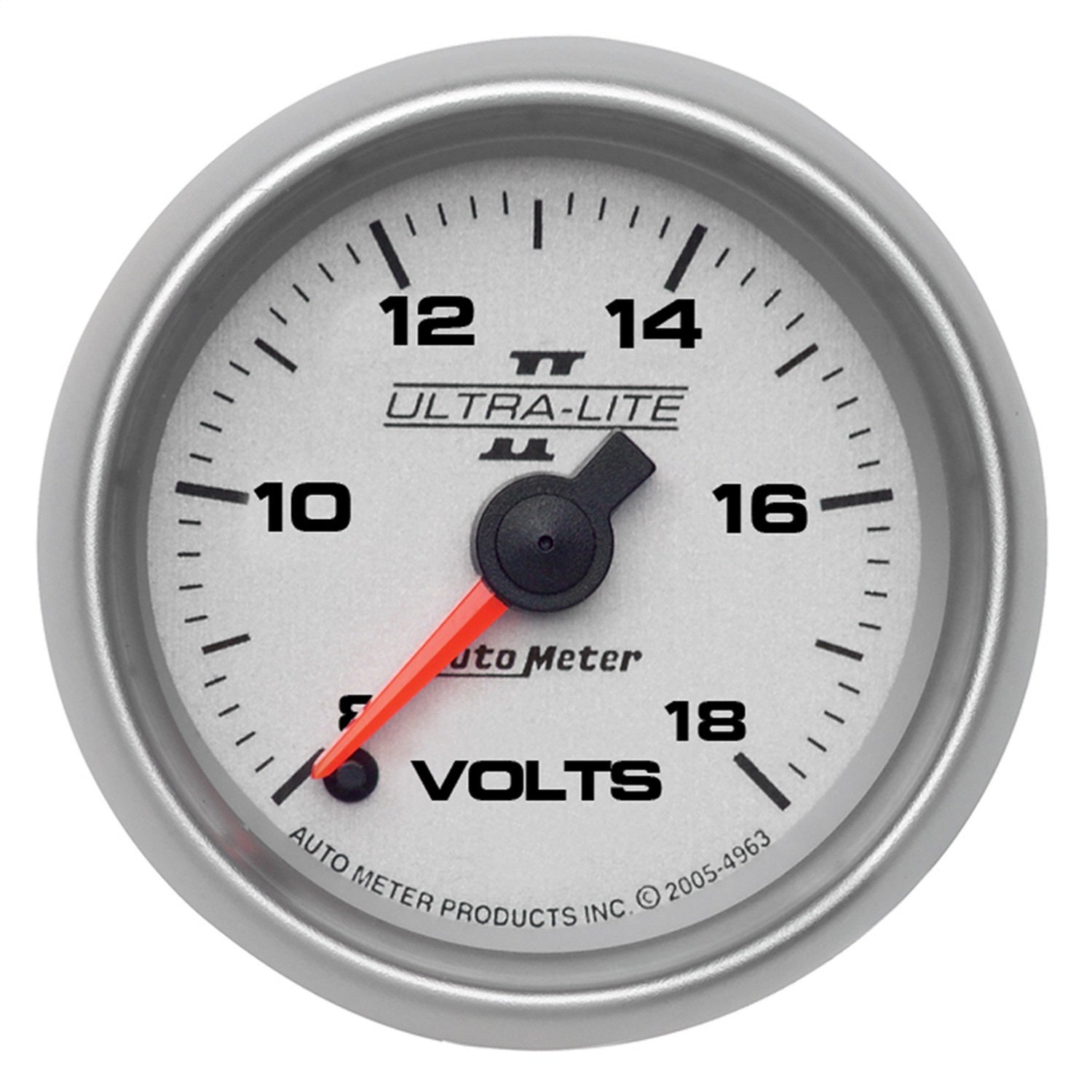2-1/16" VOLTMETER, 8-18V, ULTRA-LITE II