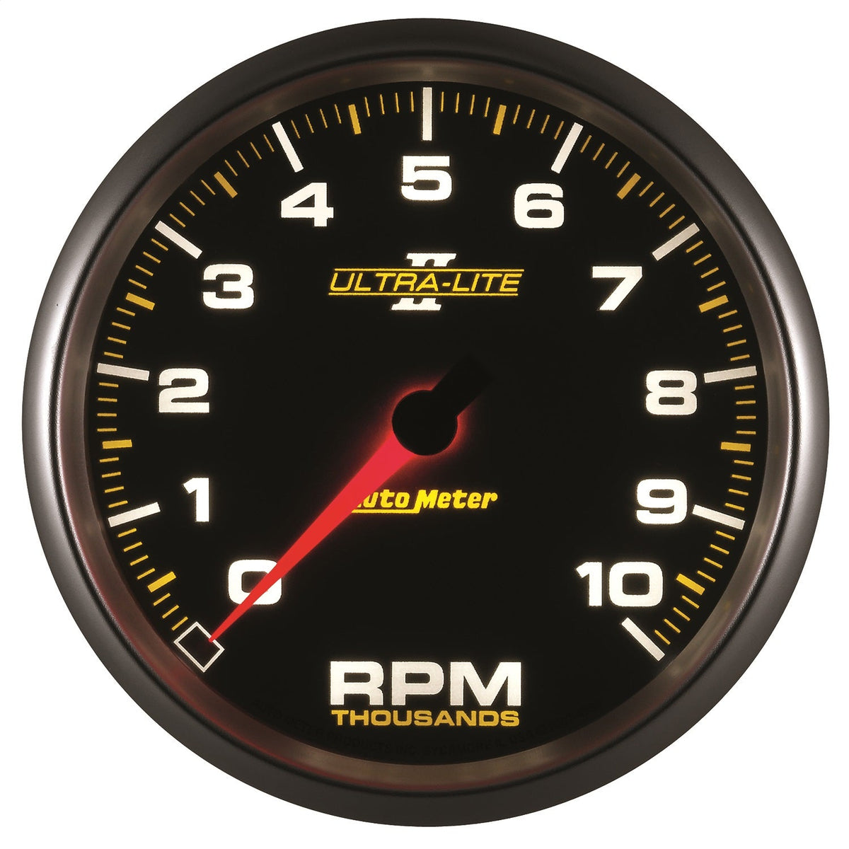 5" TACHOMETER, 0-10,000 RPM, ULTRA-LITE II